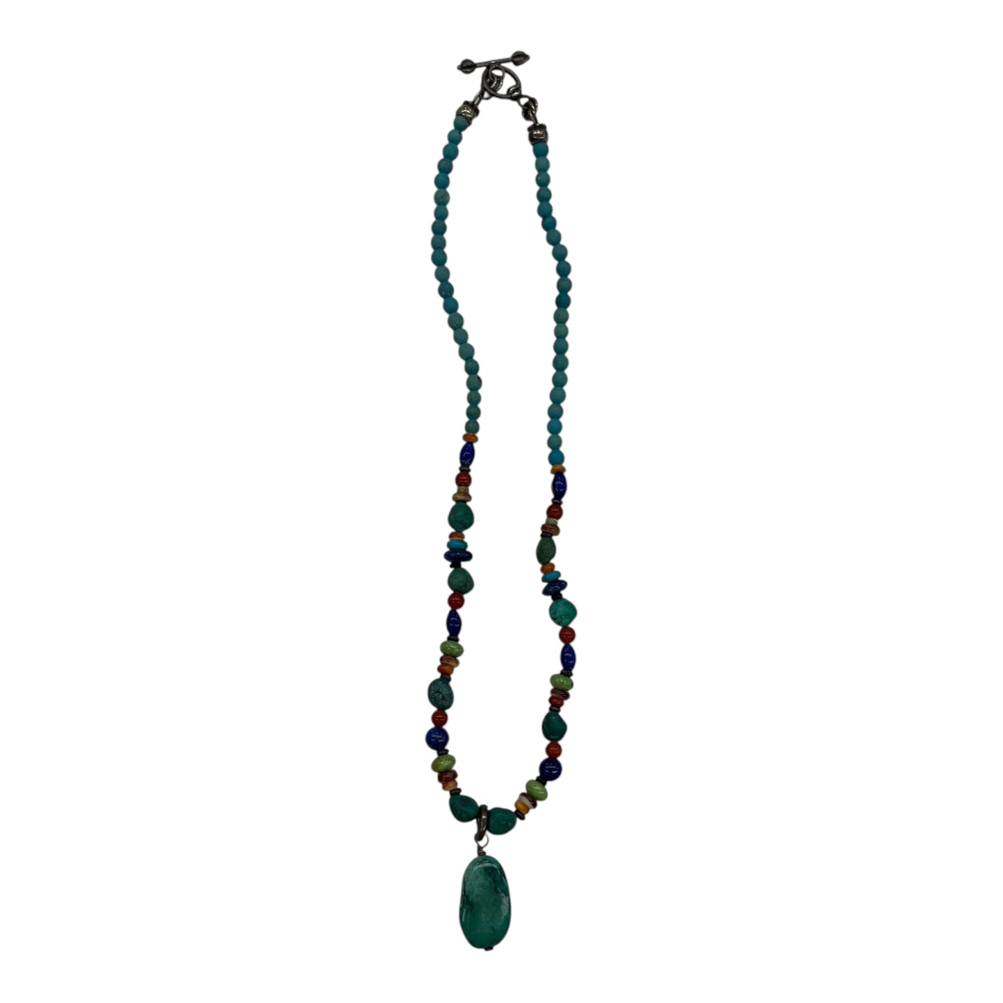 Necklace Charm By Clothes Mentor In Aqua