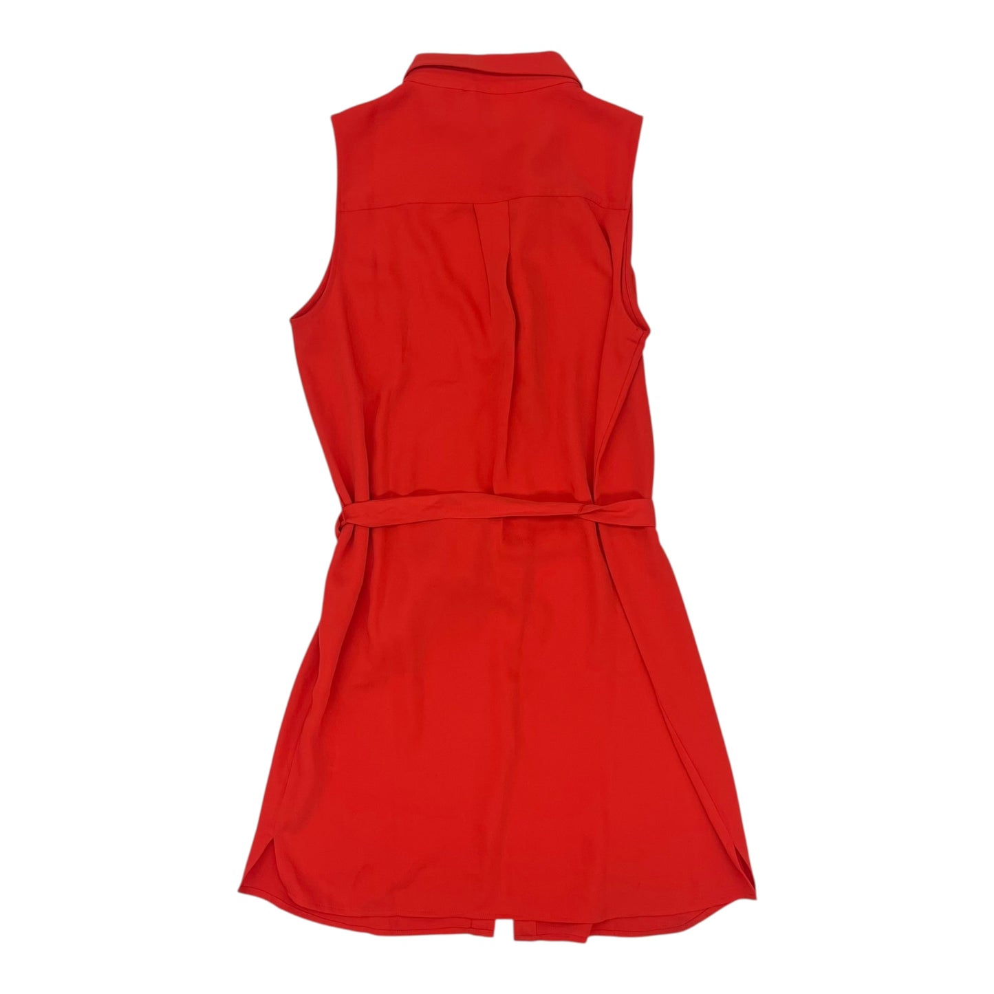 Dress Casual Midi By Adrienne Vittadini In Orange, Size:8
