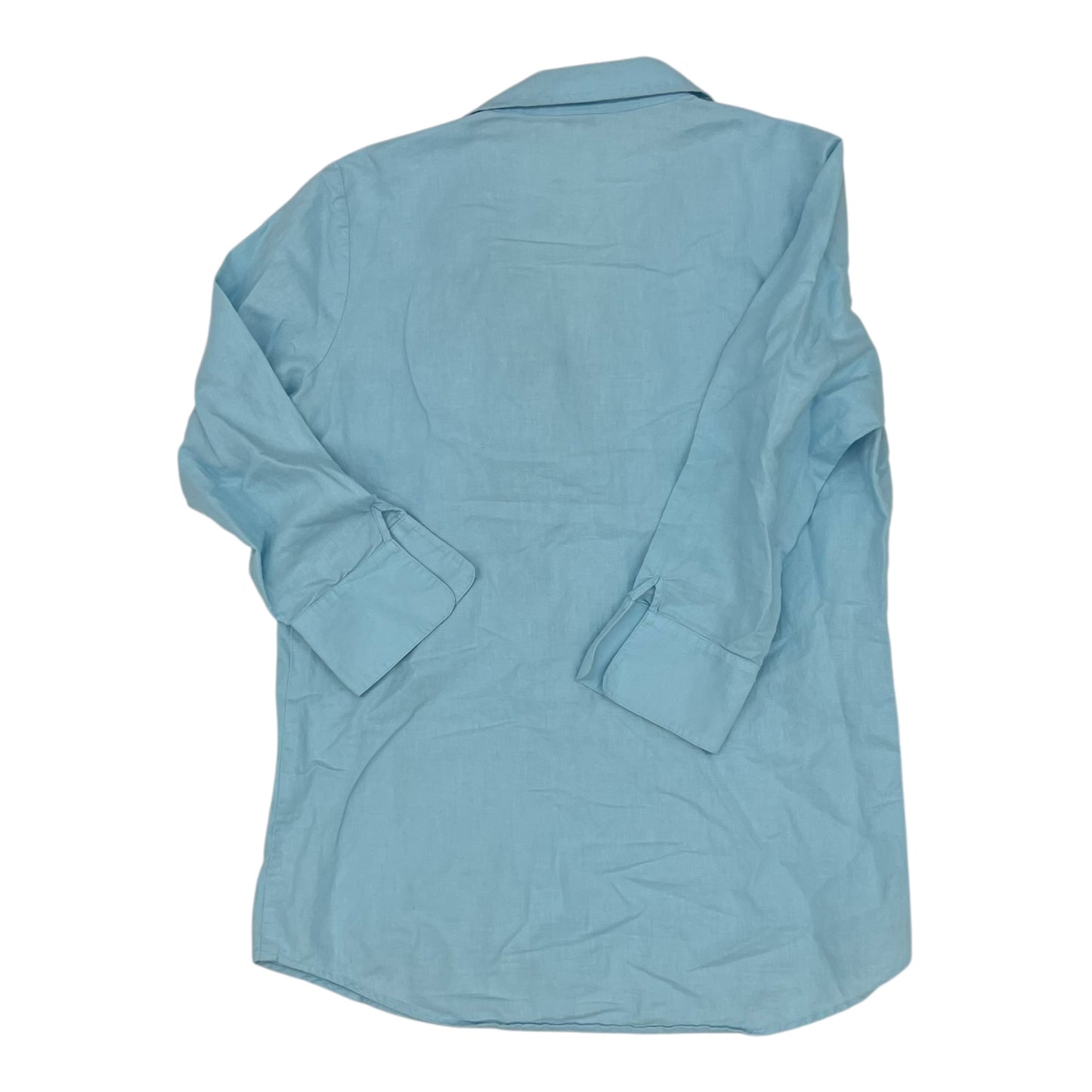 Blouse Ls By Vineyard Vines In Blue, Size:M