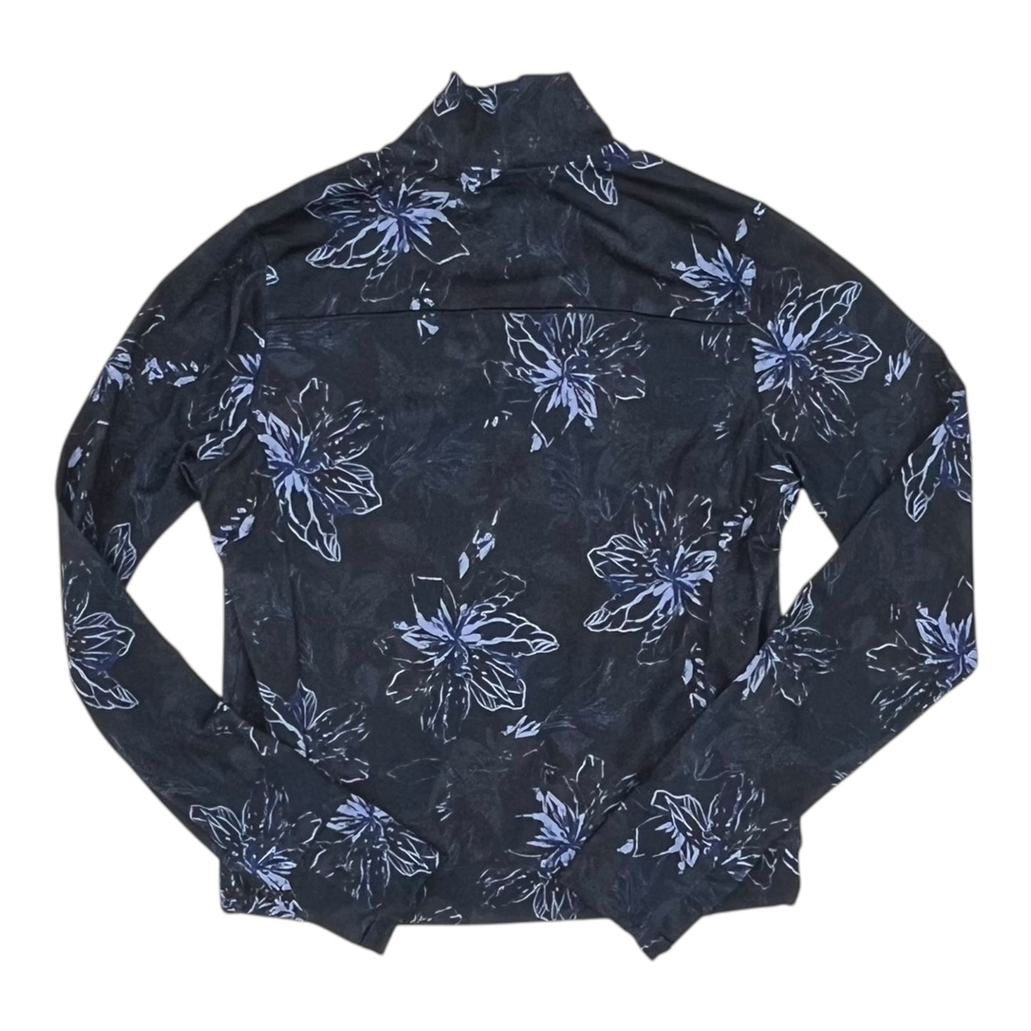 Athletic Top Ls Collar By Columbia In Navy, Size:S