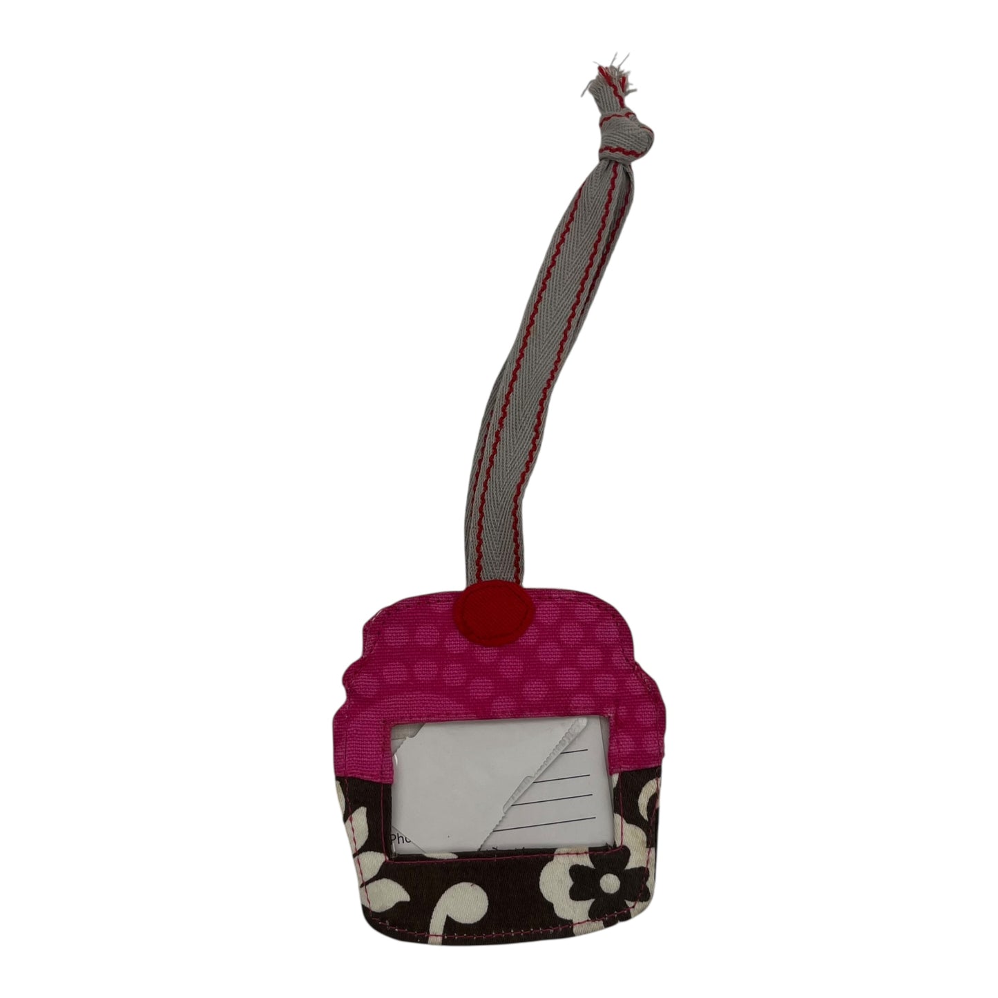 Luggage Id Tag By Thirty One In Brown & Pink