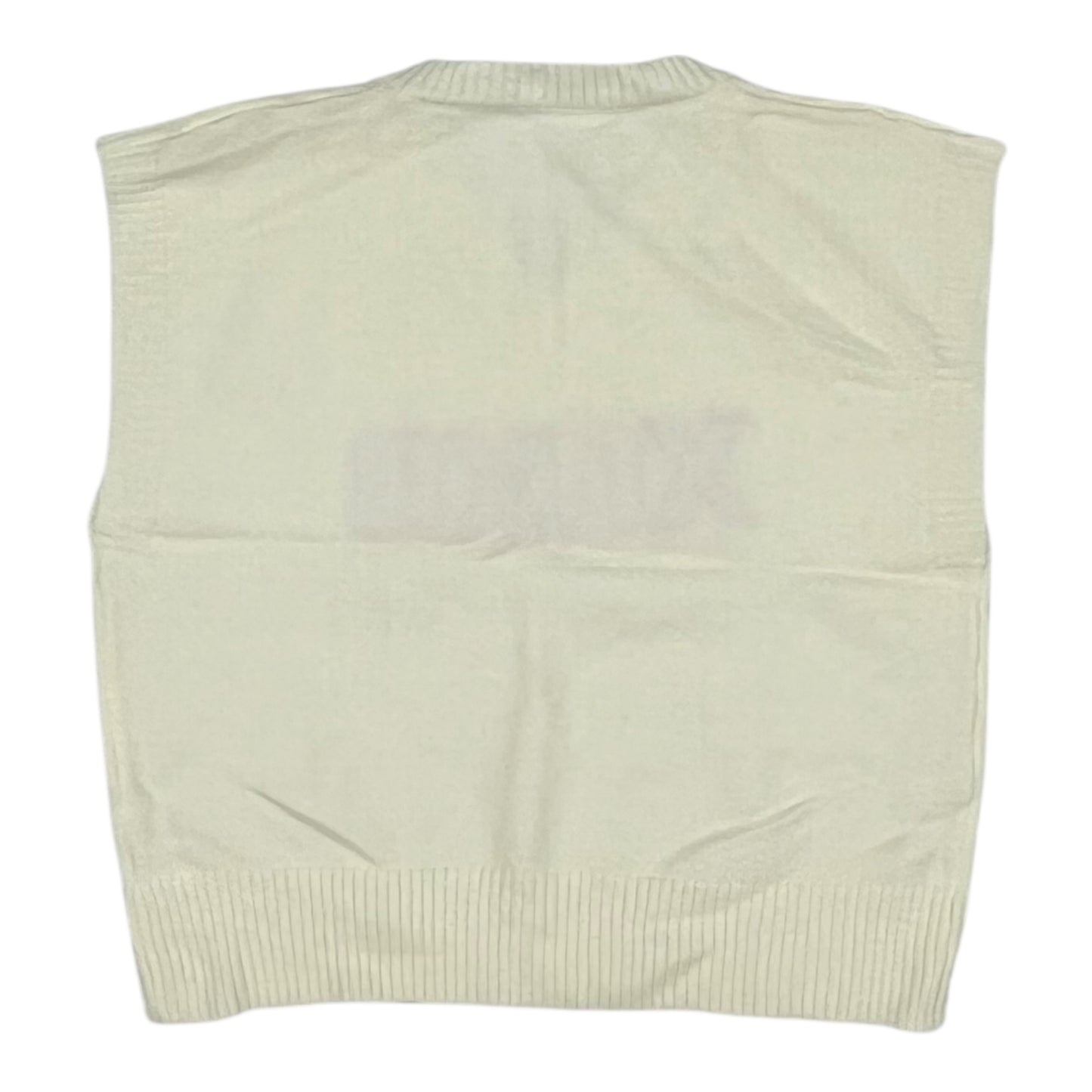 Vest Sweater By Cme In Cream, Size:L