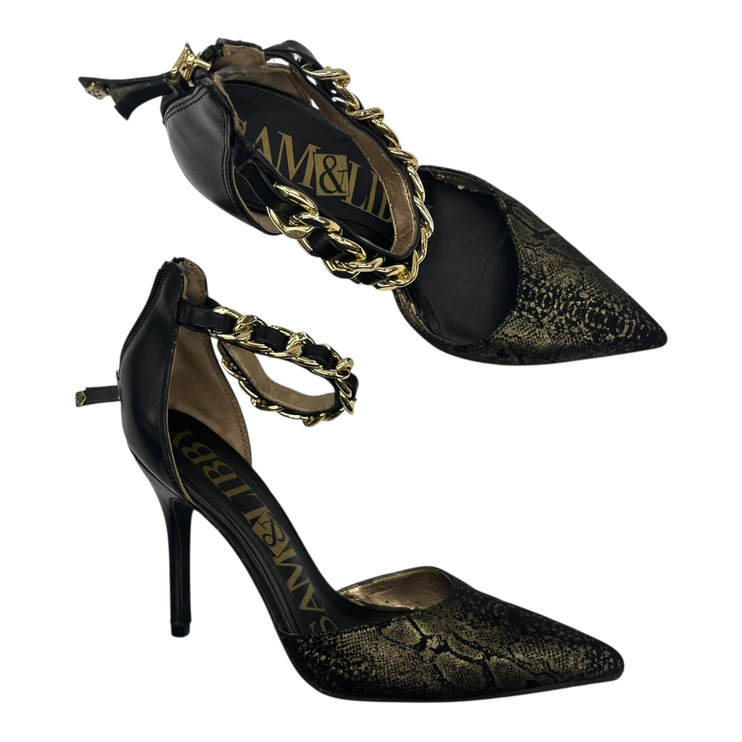 Shoes Heels Stiletto By Sam And Libby In Animal Print, Size:7