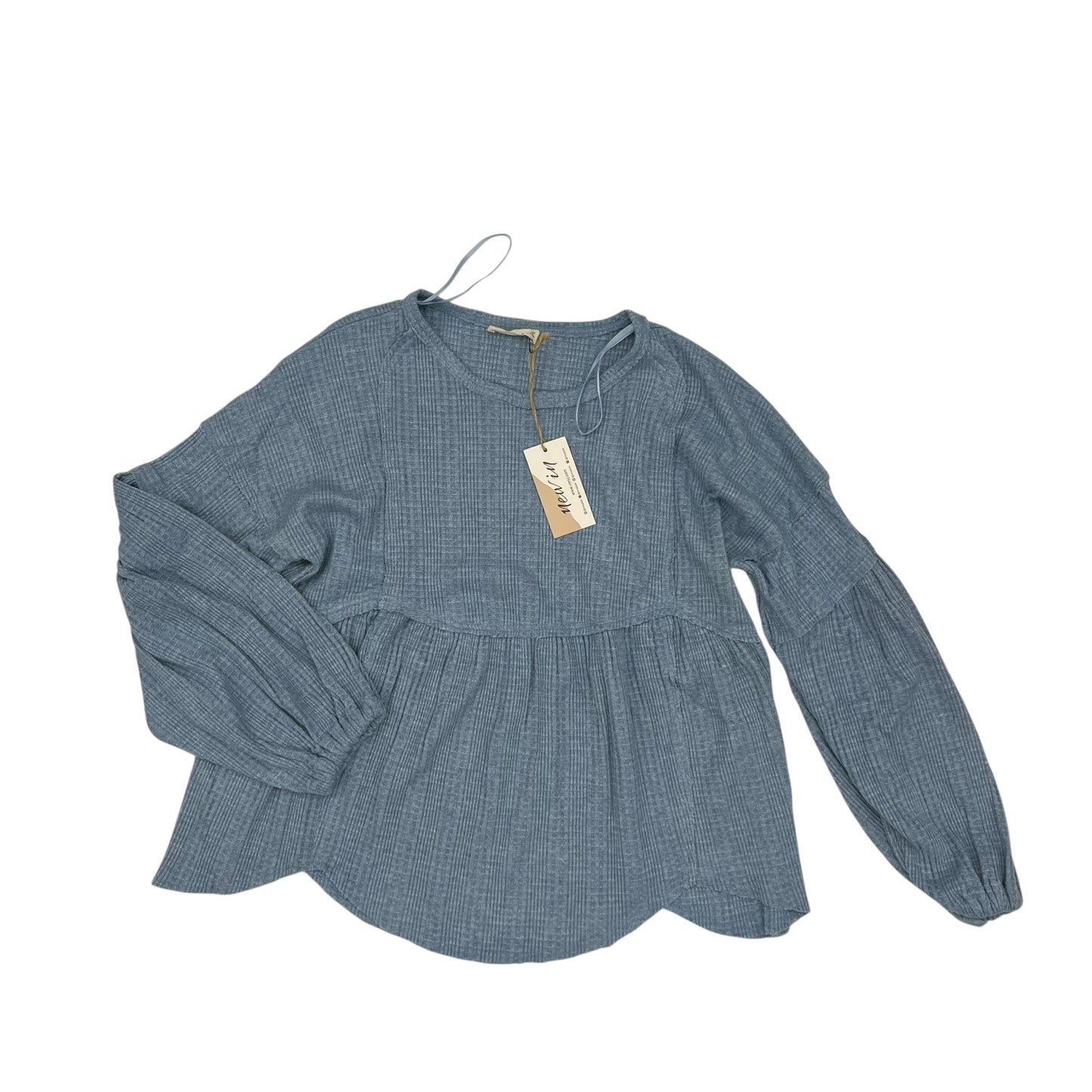 Top Ls By New In In Blue, Size:M