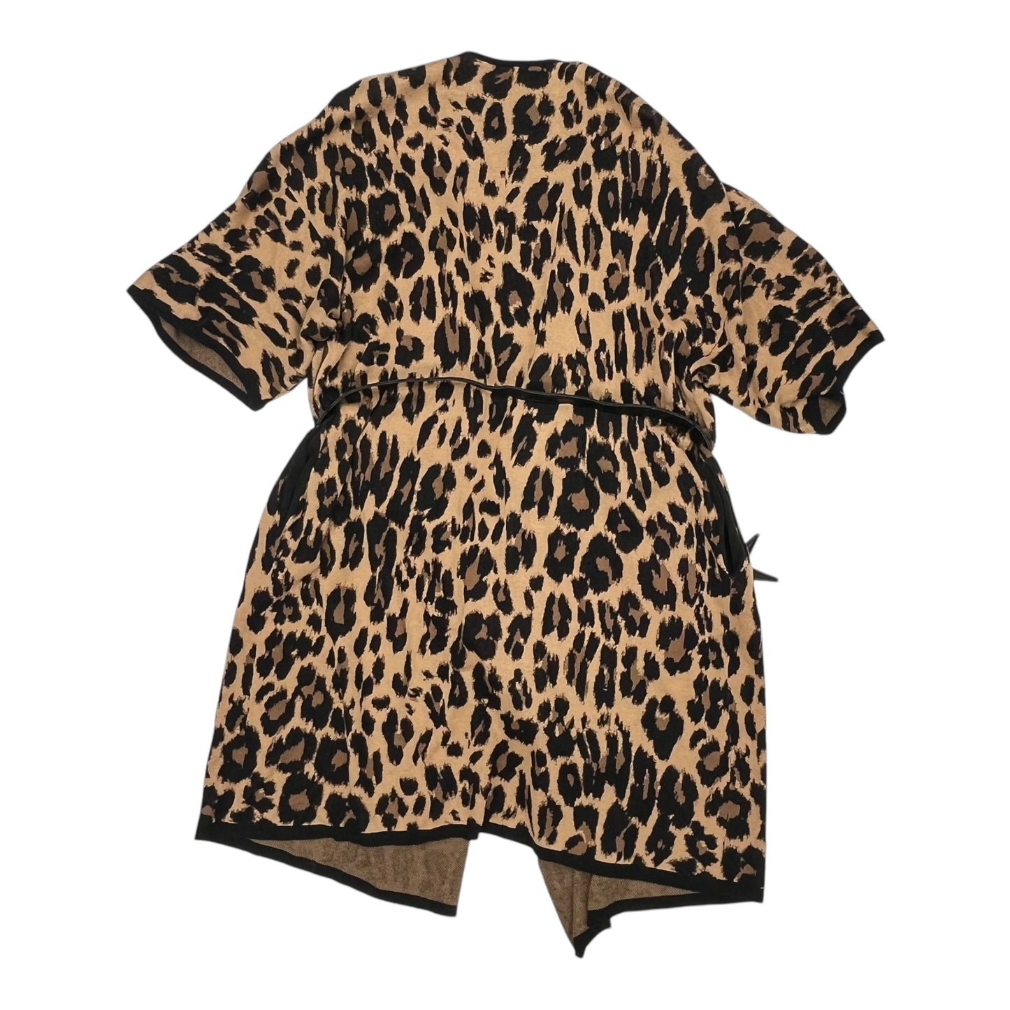 Sweater Cardigan By Lane Bryant In Animal Print, Size:Xl