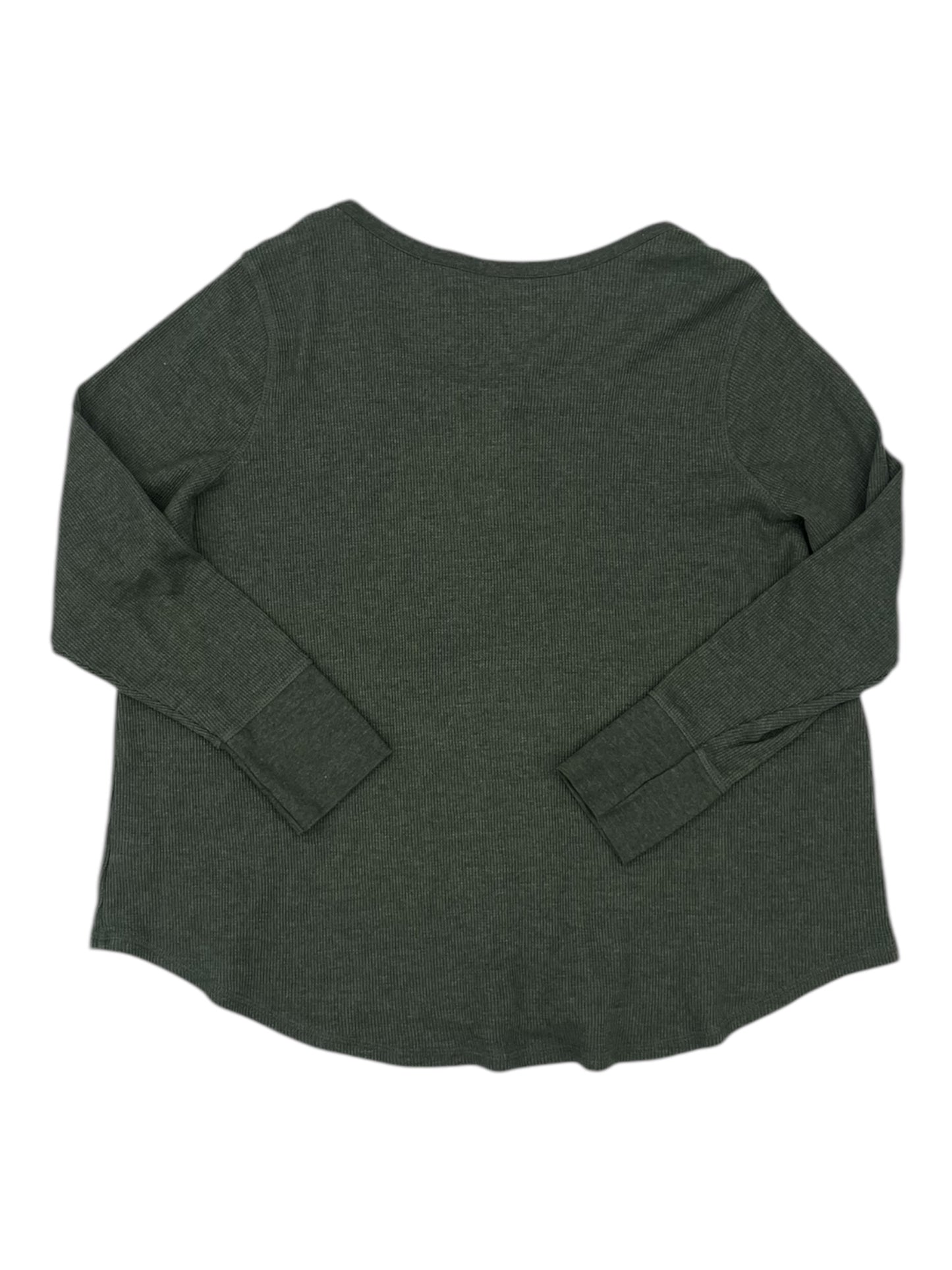 Top Ls Basic By Terra & Sky In Green, Size:2X