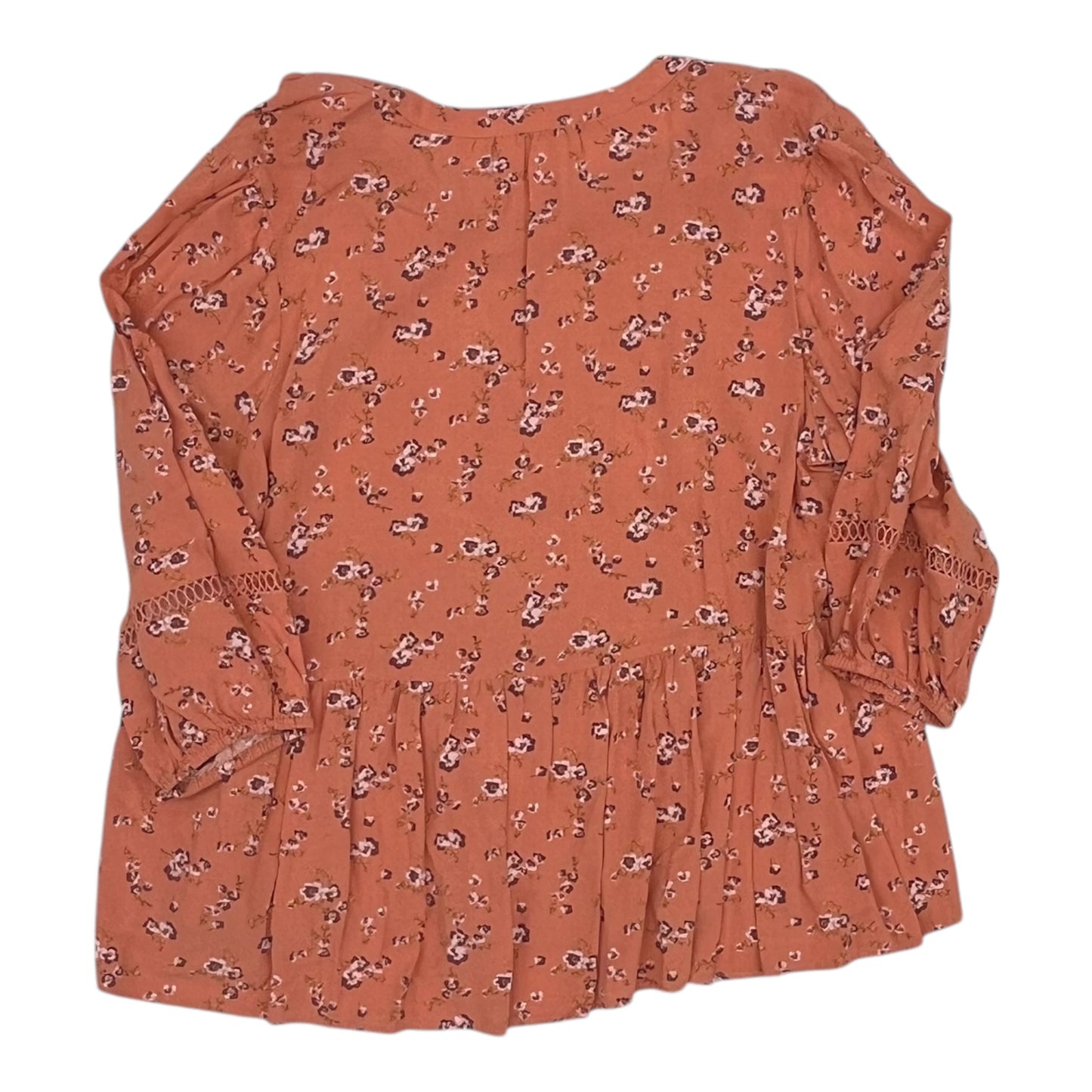Top Ls By Clothes Mentor In Orange, Size:1X