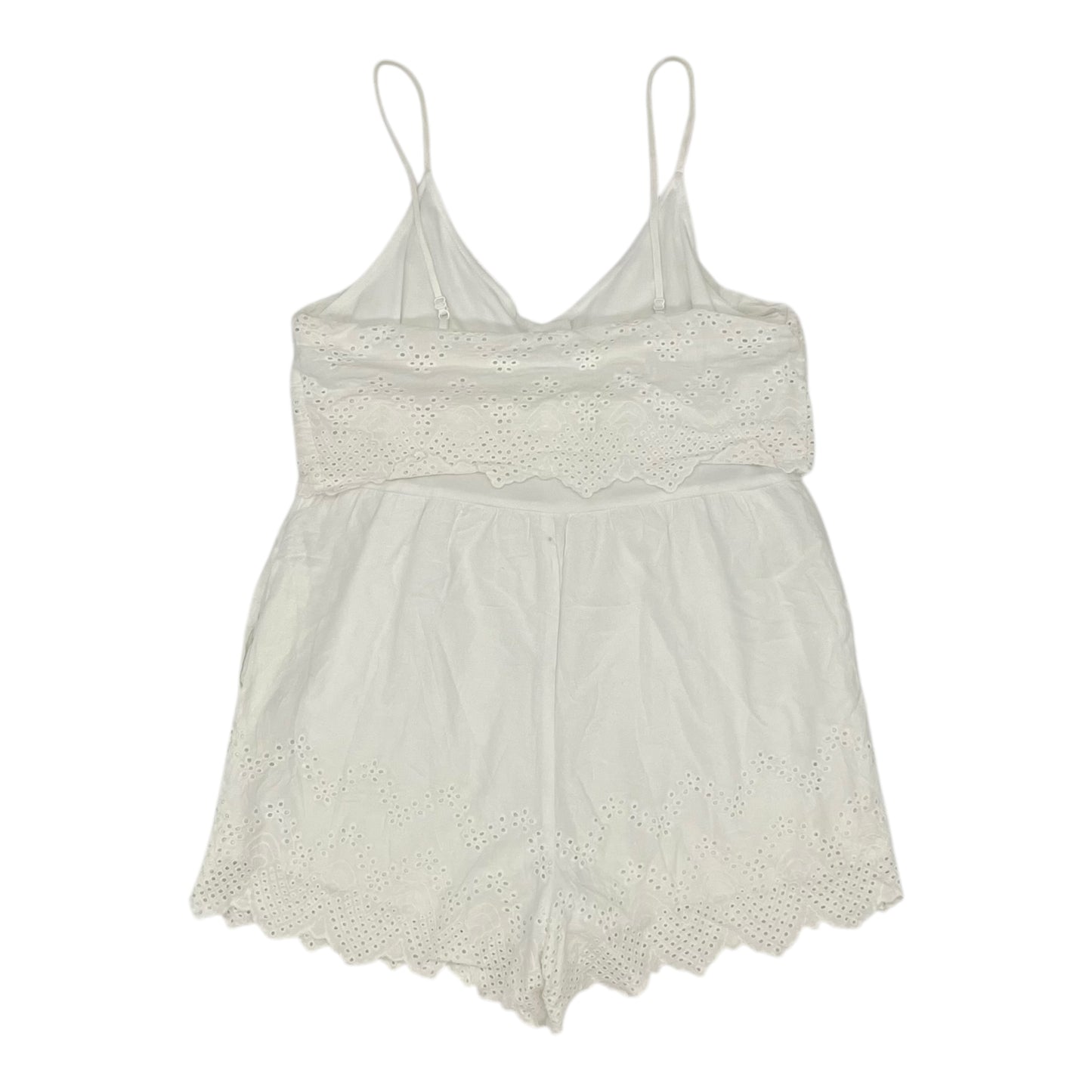 Romper By Fashion On Earth In White, Size:M