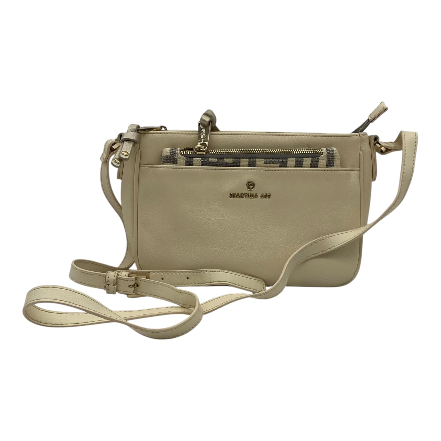 Crossbody By Spartina In Cream, Size:Medium