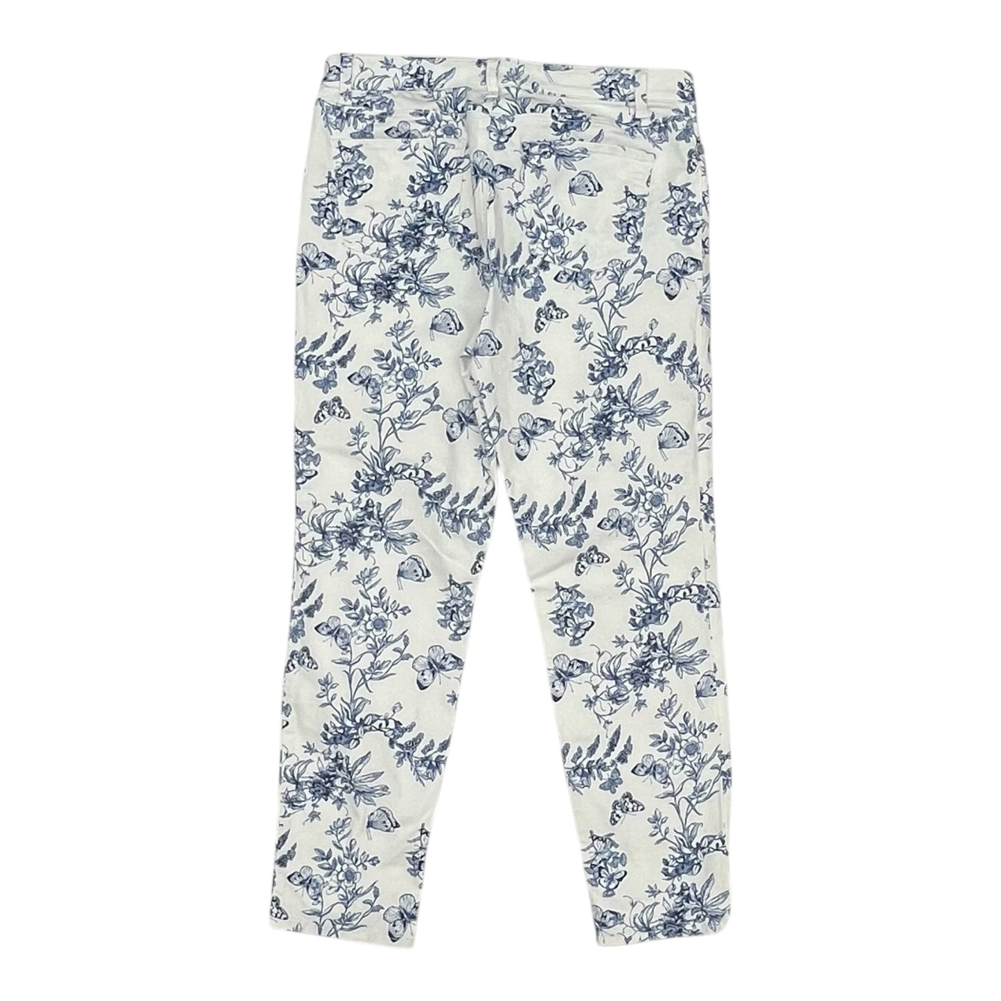 Jeans Skinny By Talbots In White Denim, Size:10