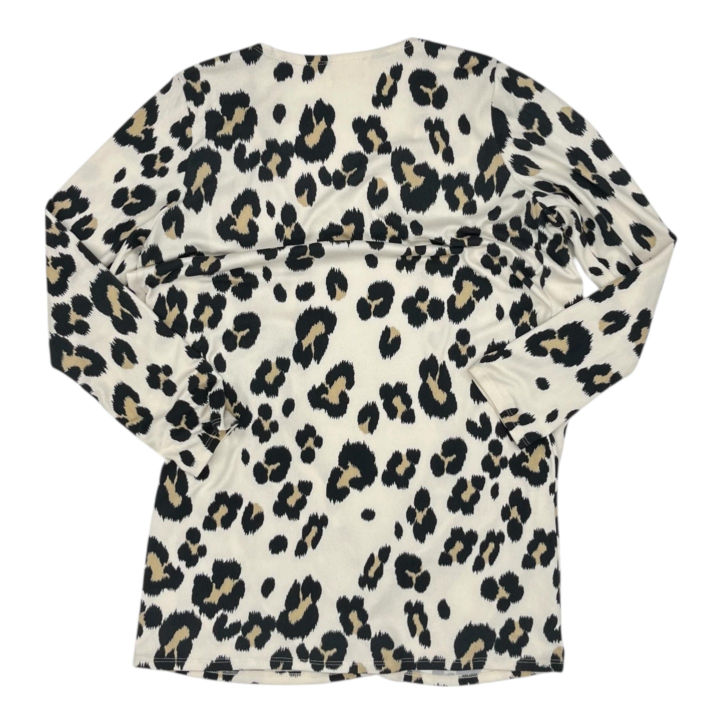 Cardigan By Betseys Boutique Shop In Leopard Print, Size:M