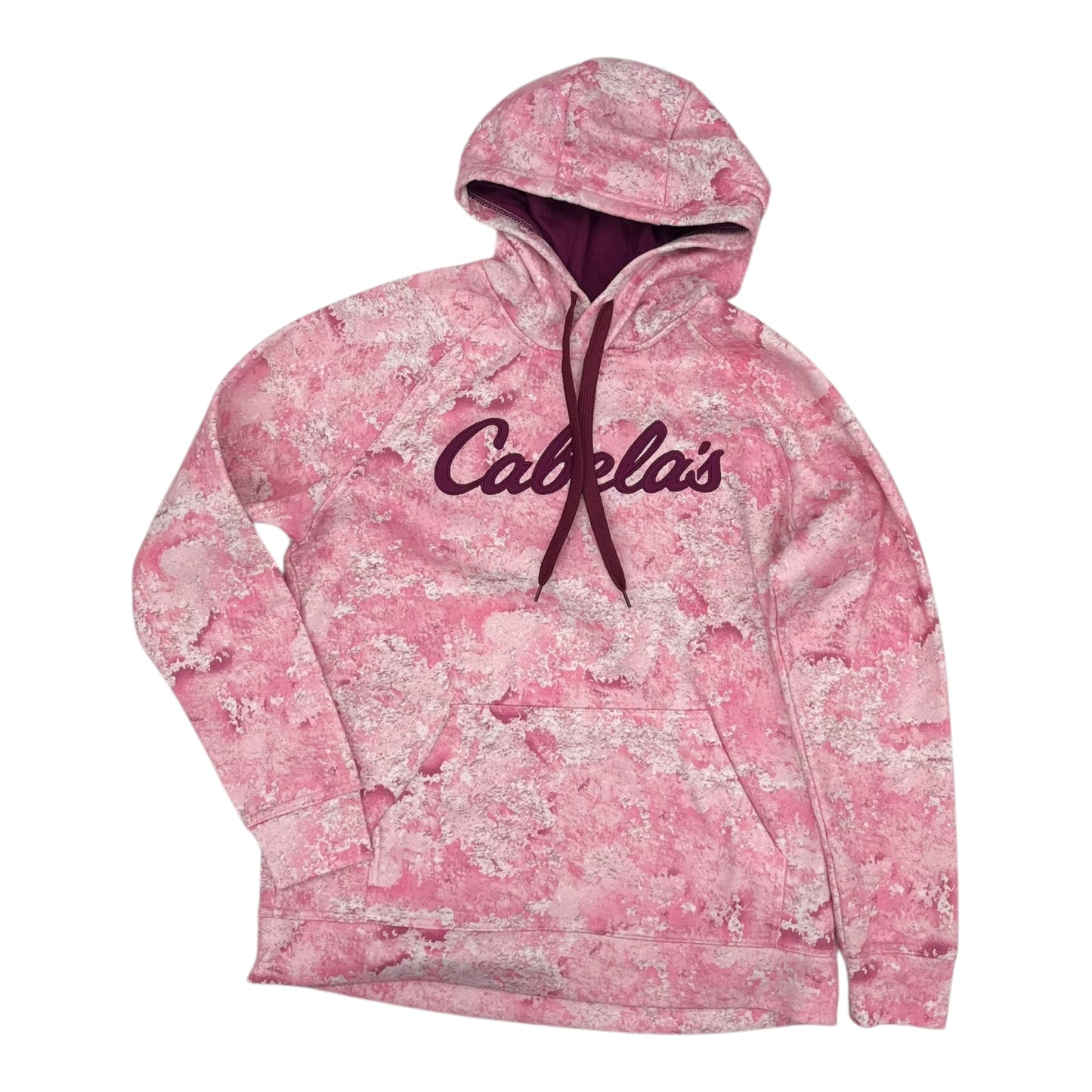 Sweatshirt Hoodie By Cabelas In Pink, Size:M