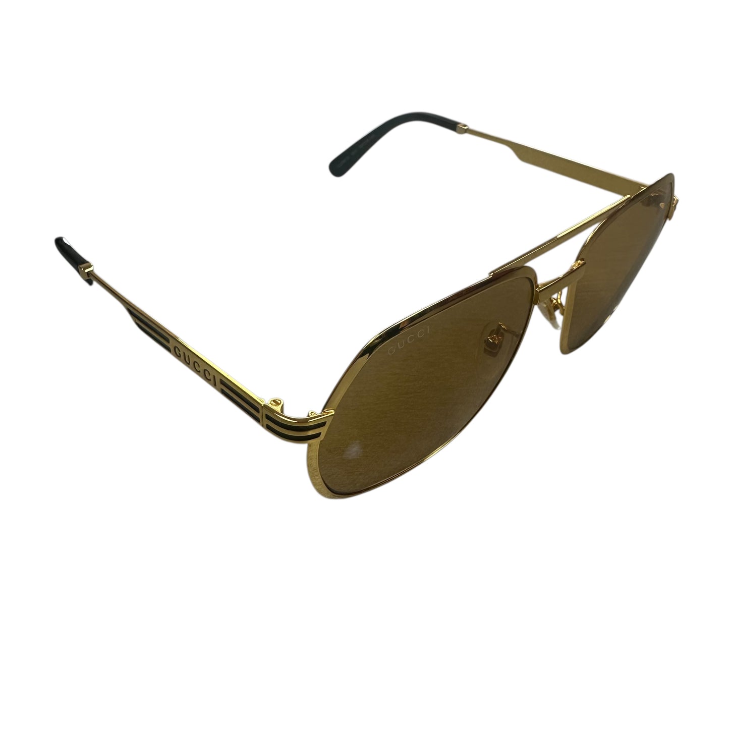 Sunglasses Luxury Designer By Gucci In Green