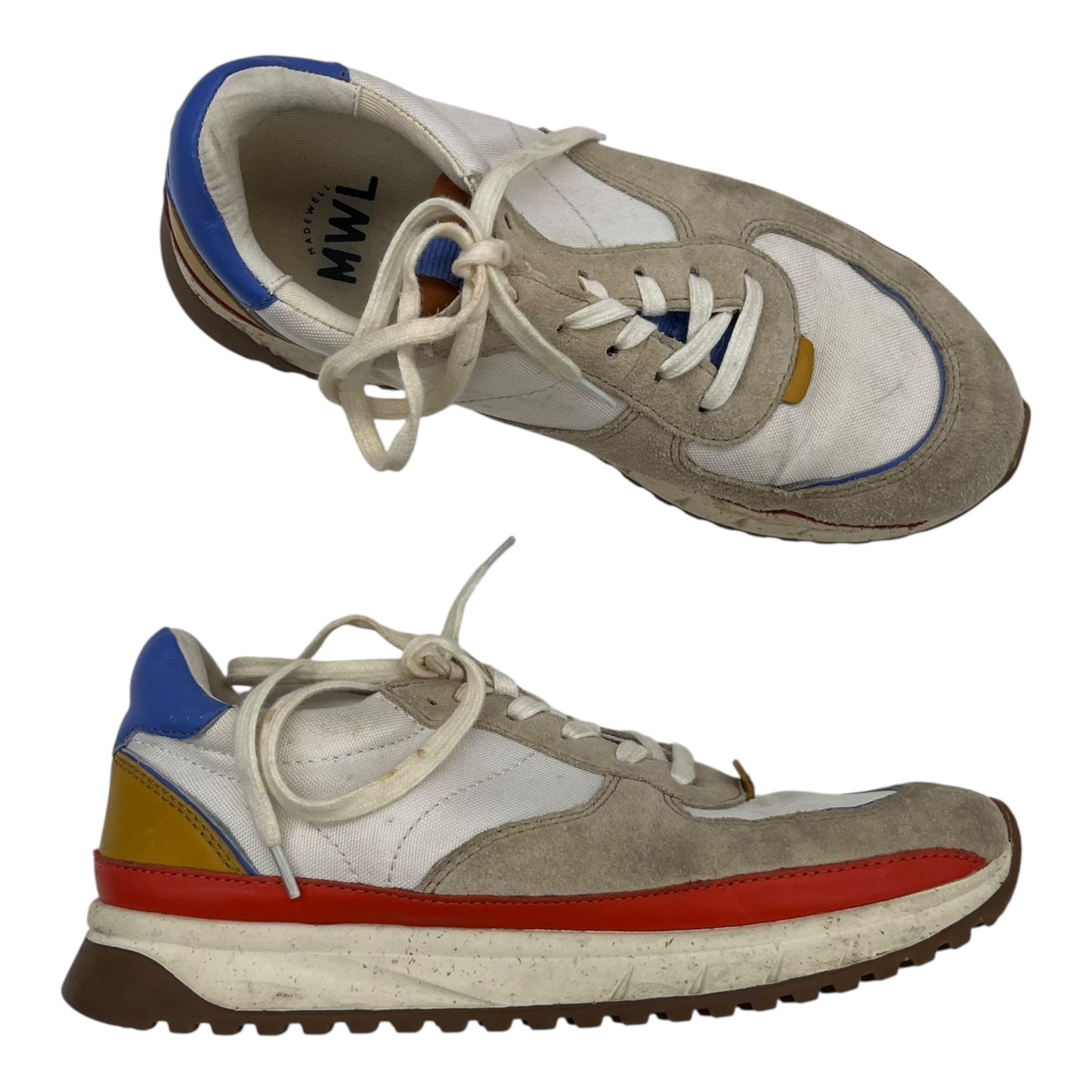 Shoes Sneakers By Madewell In Cream, Size:8