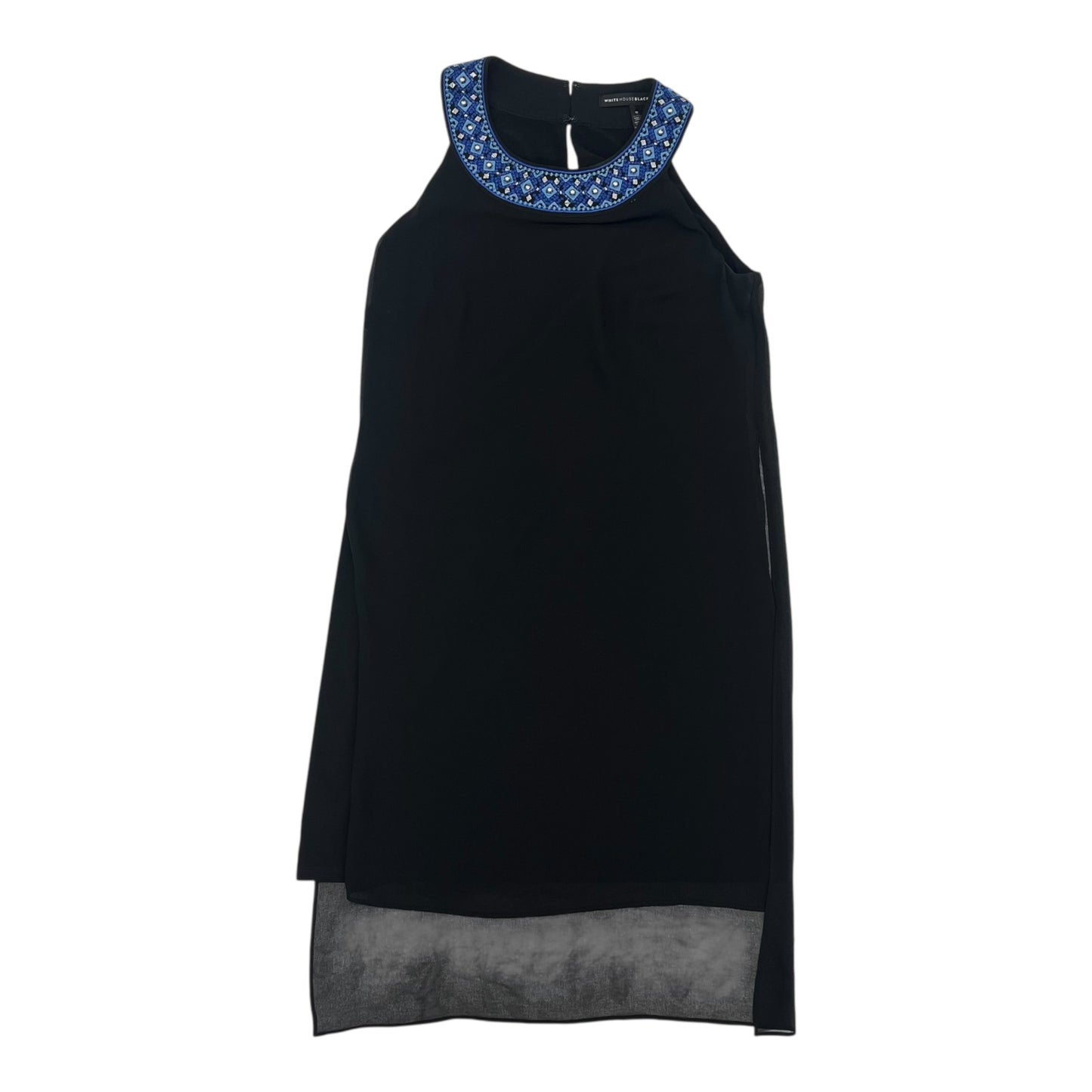Dress Party Short By White House Black Market In Black & Blue, Size:0