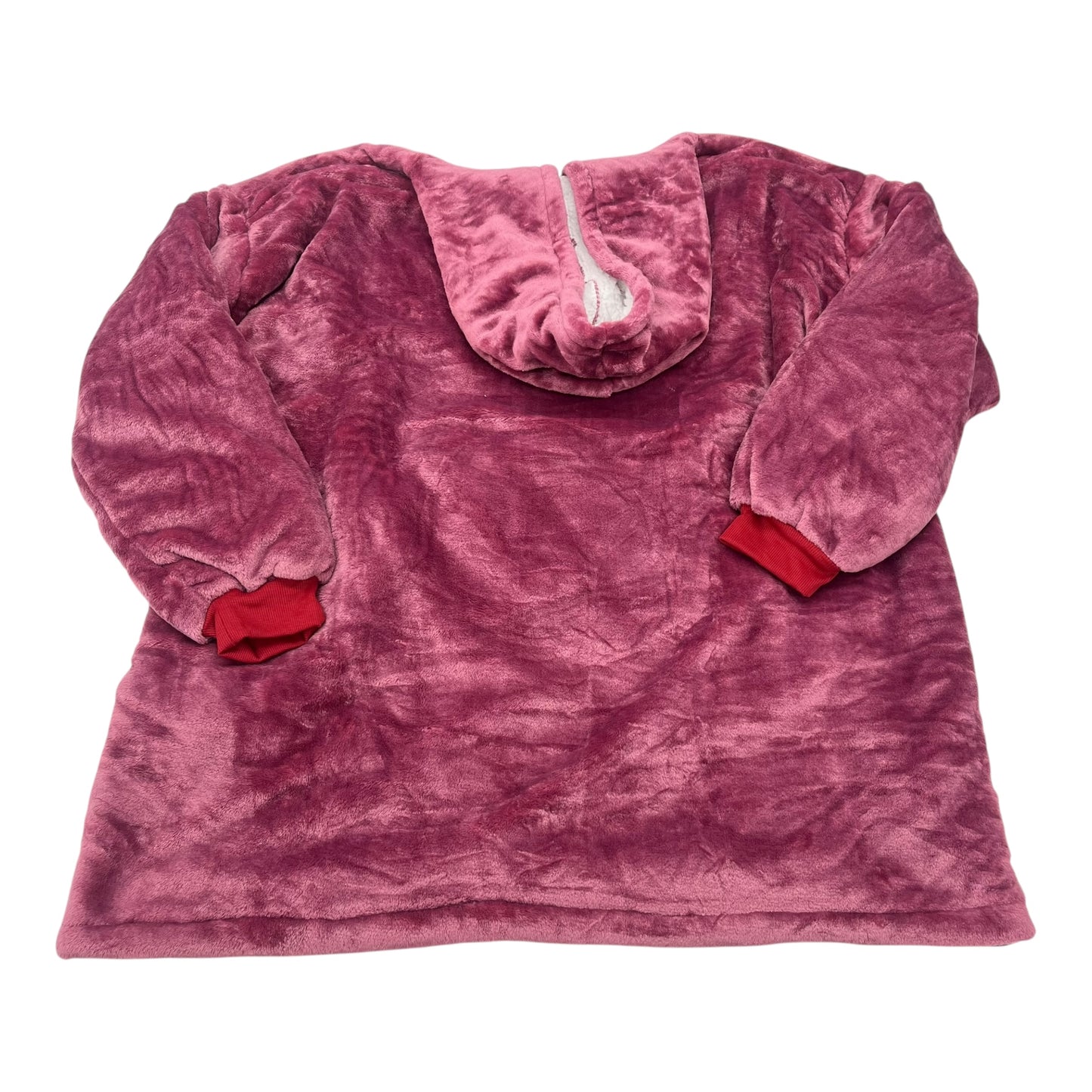 Poncho By Clothes Mentor In Maroon, Size:Osfm