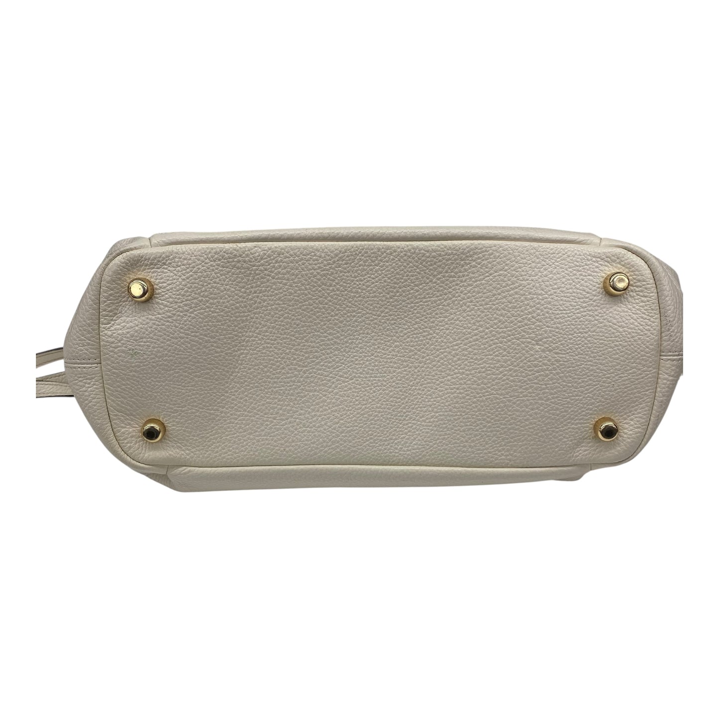 Handbag Designer By Coach In Cream, Size:Medium