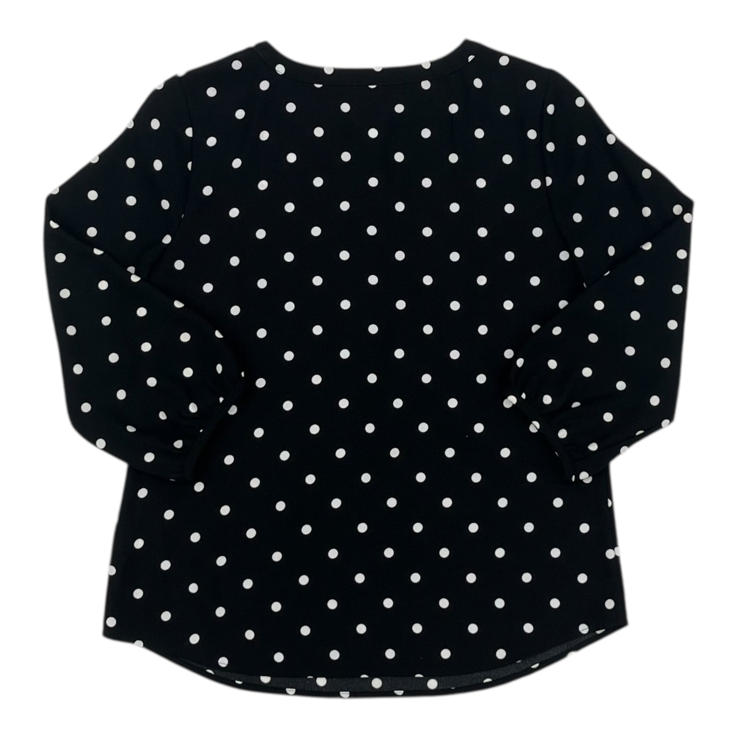 Blouse 3/4 Sleeve By Talbots In Polkadot Pattern, Size:Sp