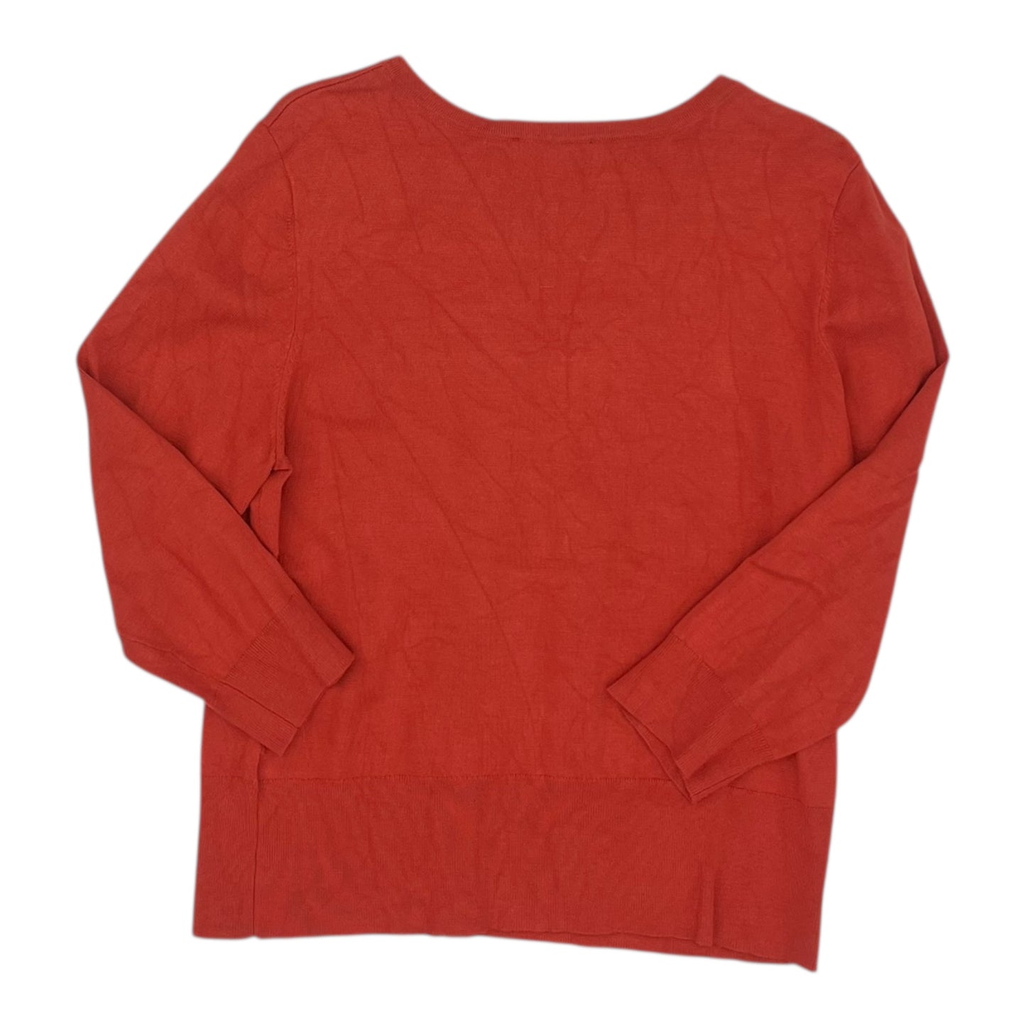 Cardigan By White House Black Market In Orange, Size:L