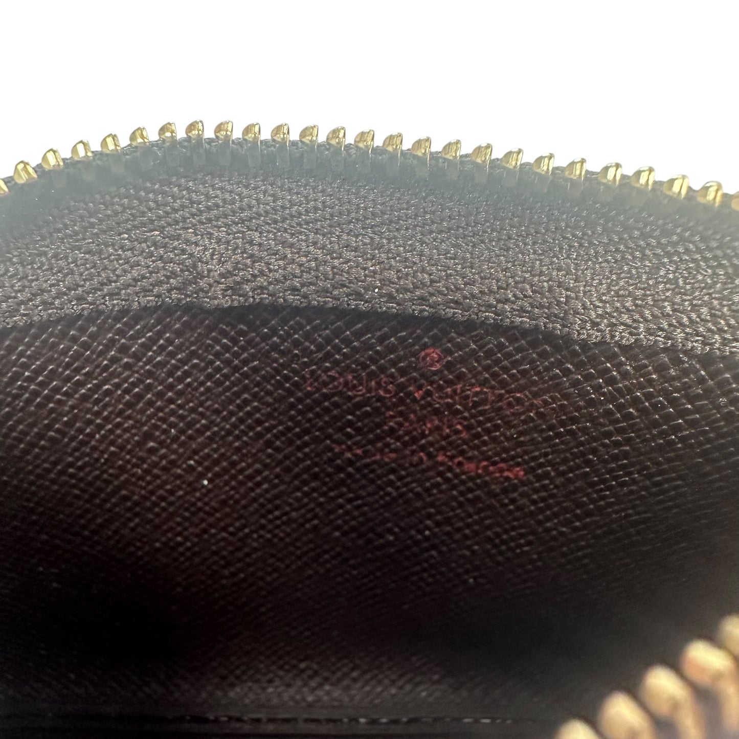 Coin Purse Luxury Designer By Louis Vuitton In Brown, Size:Small