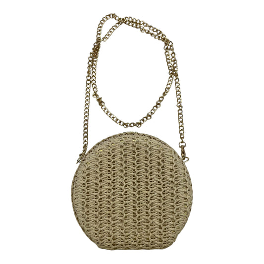 Crossbody By Clothes Mentor In Gold & Tan, Size:Small