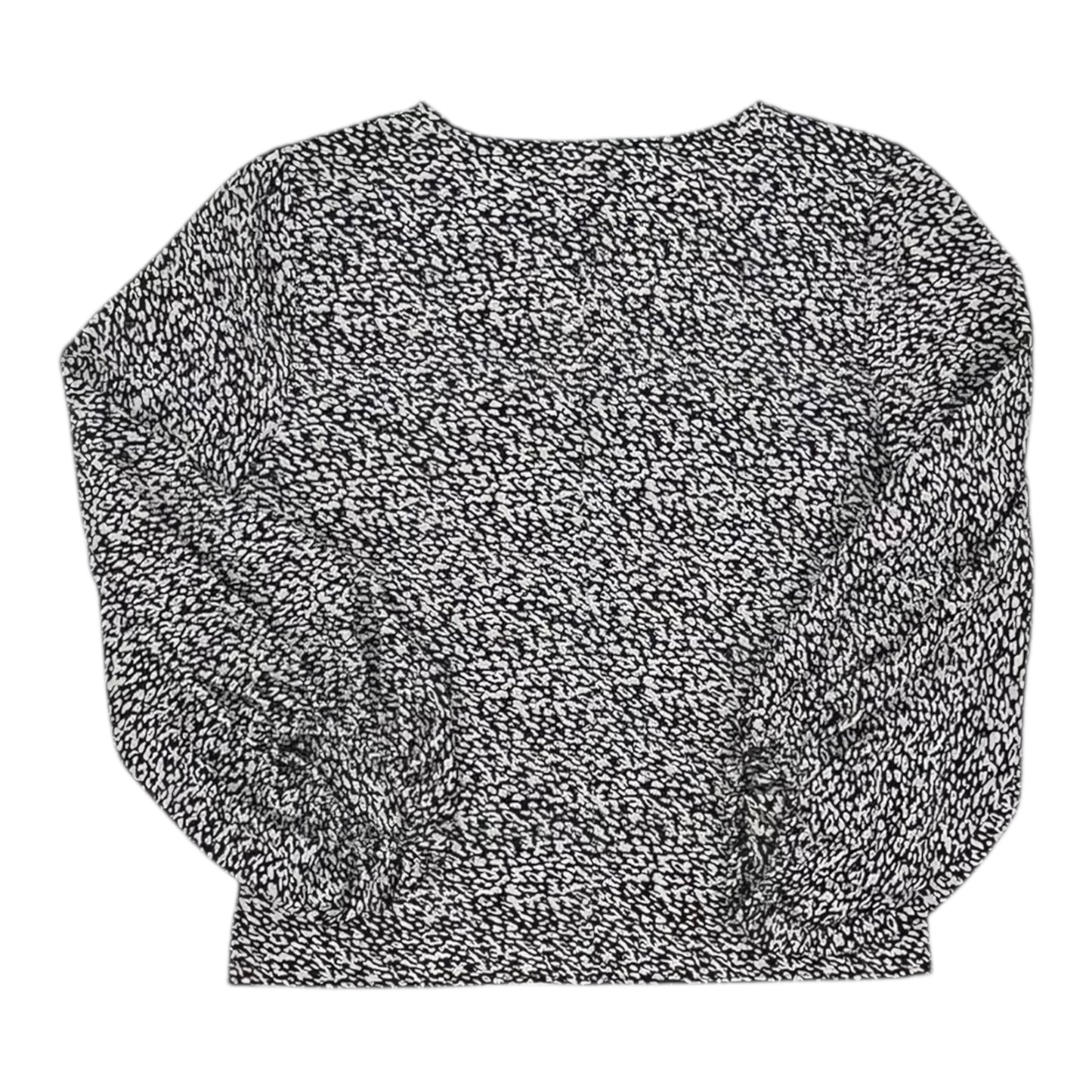 Blouse Ls By Cece In Black & White, Size:M