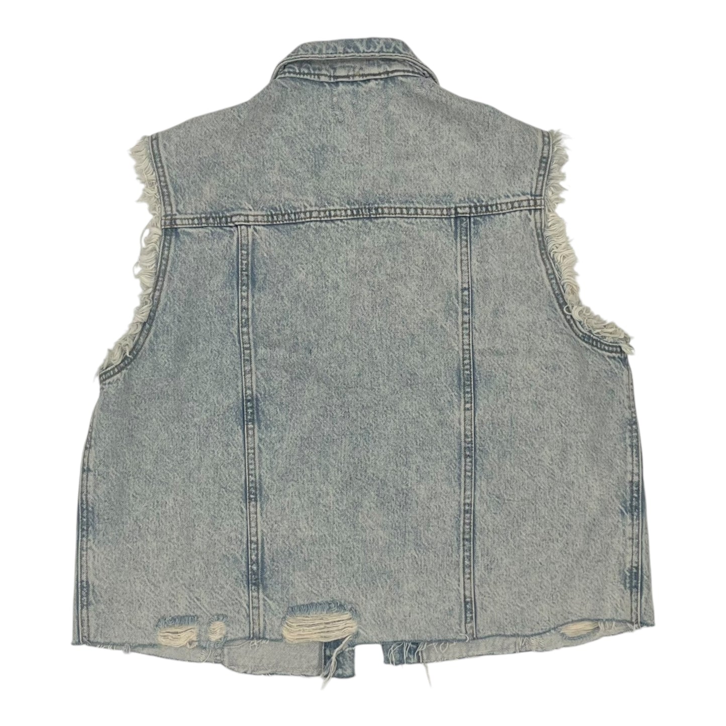 Vest Other By Free People In Blue Denim, Size:S