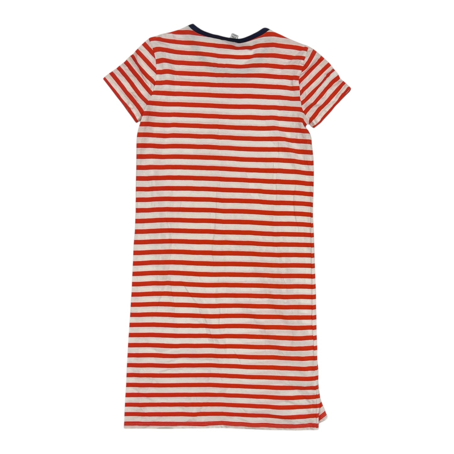 Dress Casual Short By J. Crew In Orange & White, Size:Xxs