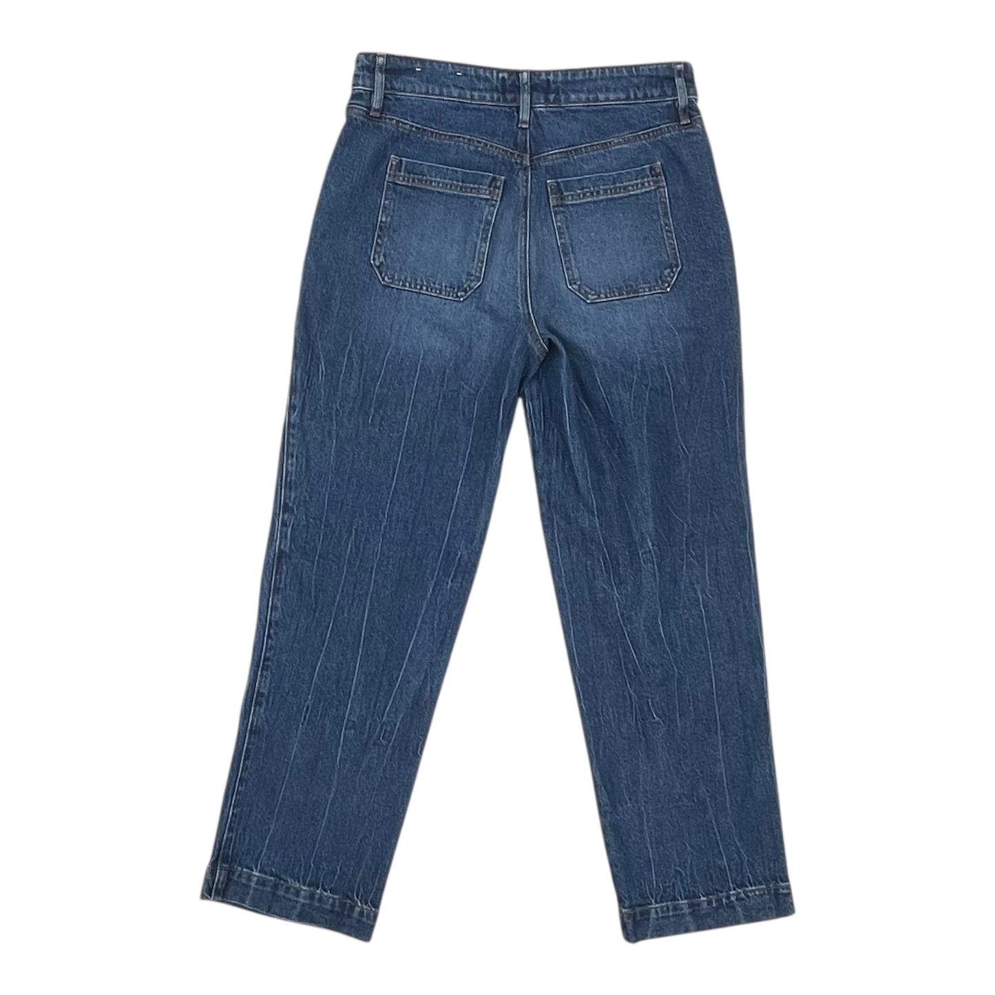 Jeans Straight By Loft In Blue Denim, Size:4
