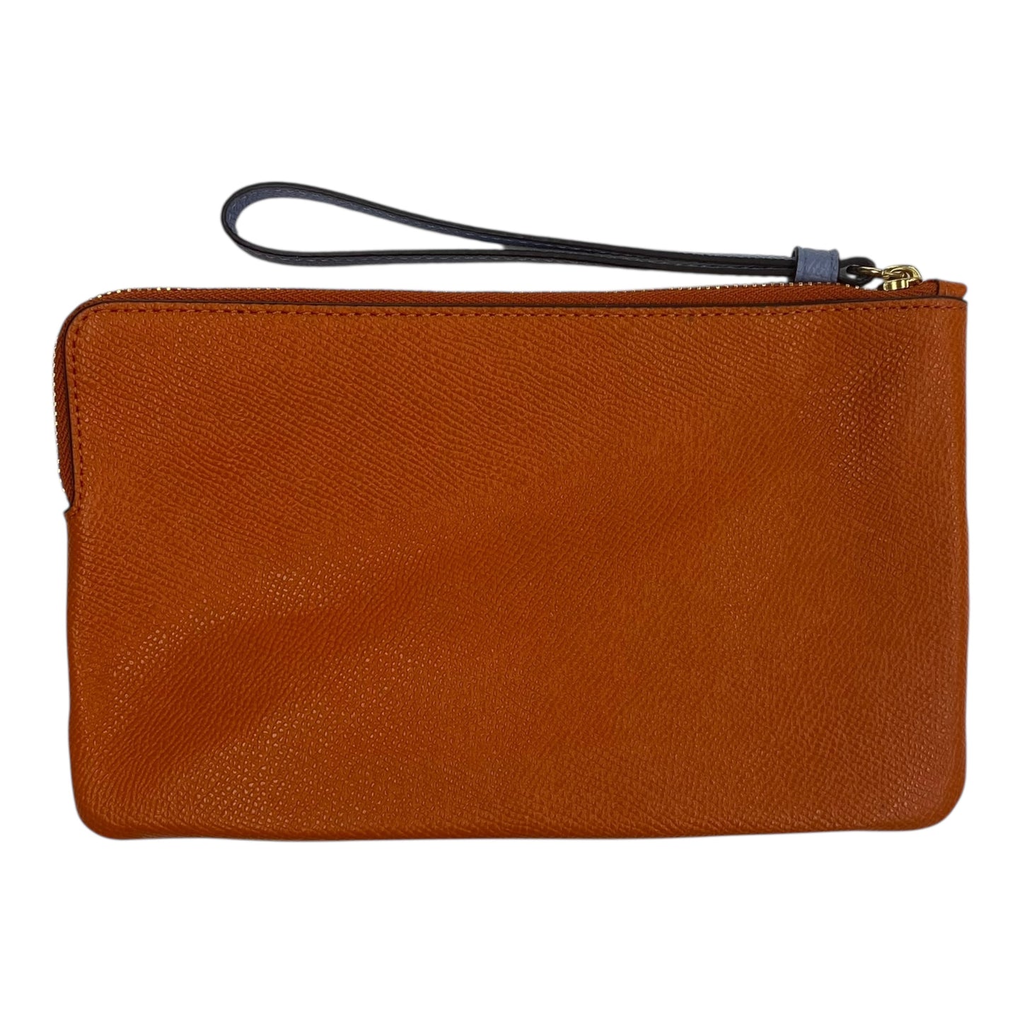 Wristlet Designer By Coach In Blue & Orange, Size:Small