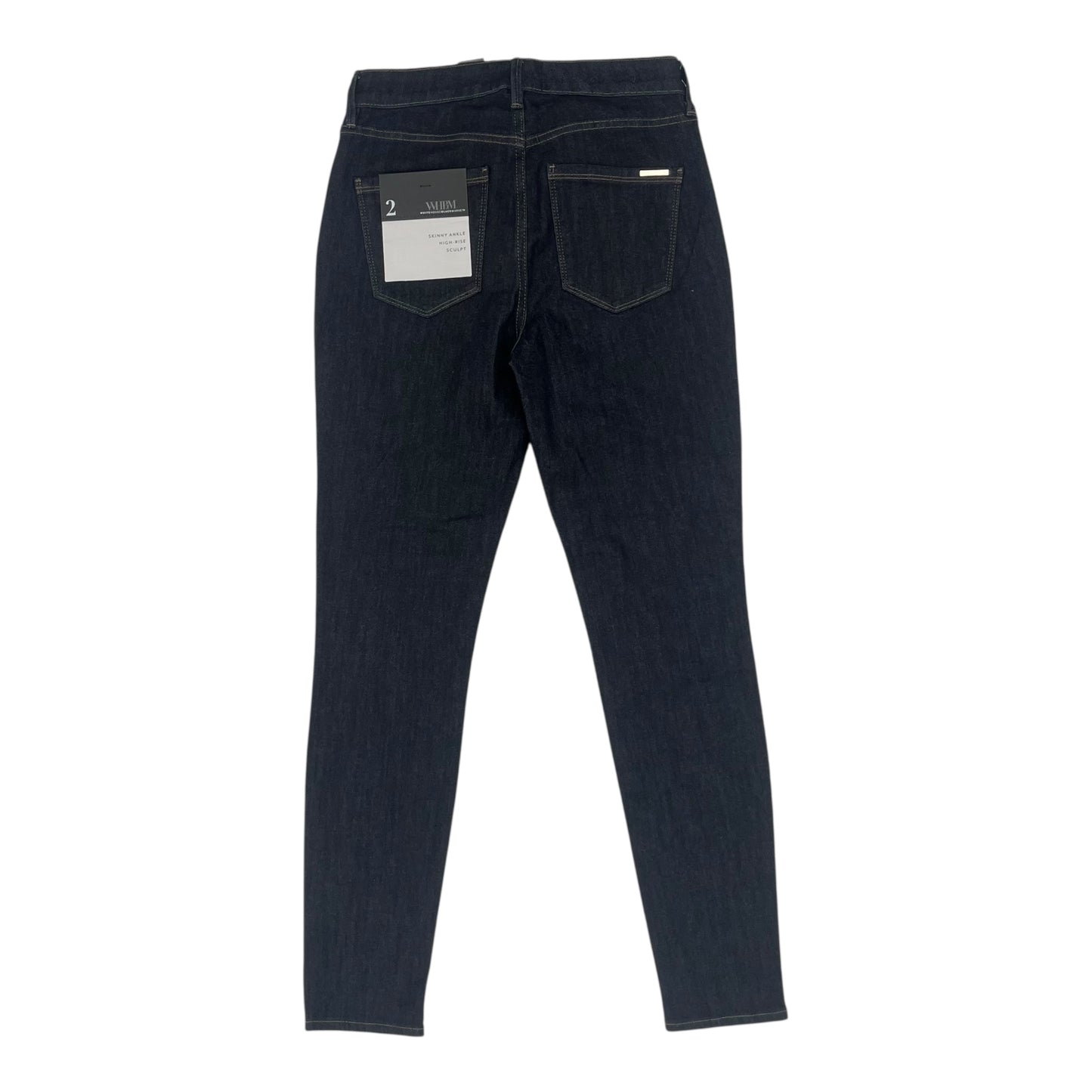 Jeans Skinny By White House Black Market In Blue Denim, Size:2