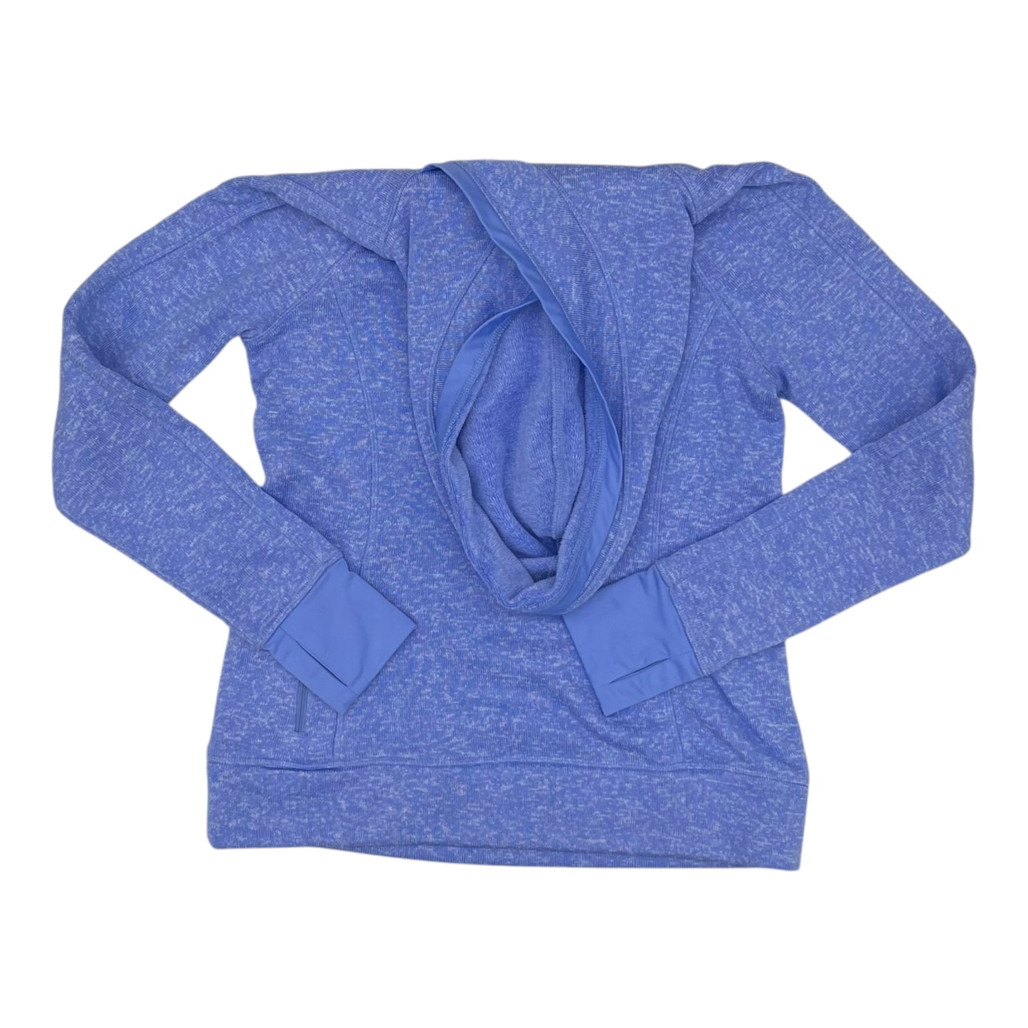 Athletic Sweatshirt Hoodie By Exertek In Blue, Size:M