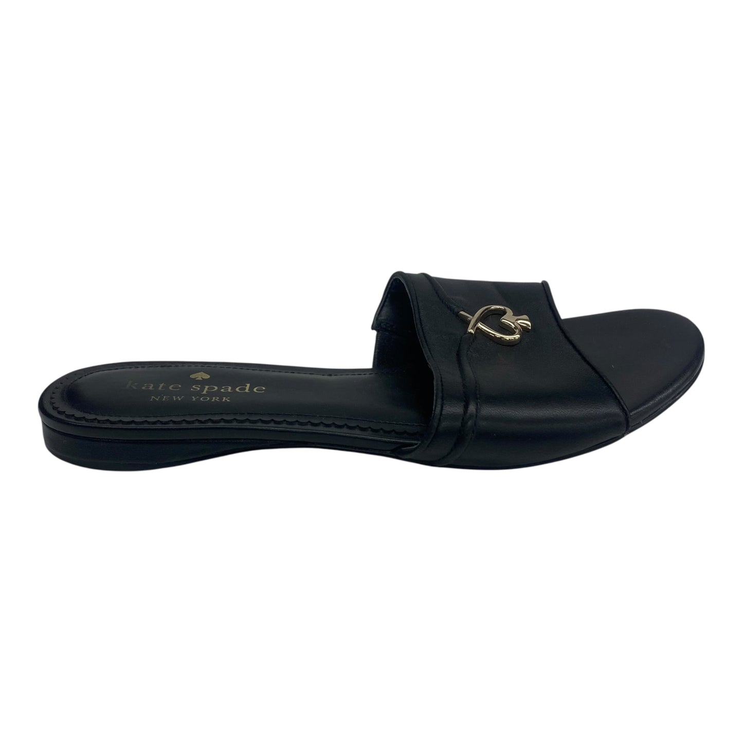 Sandals Designer By Kate Spade In Black, Size:7