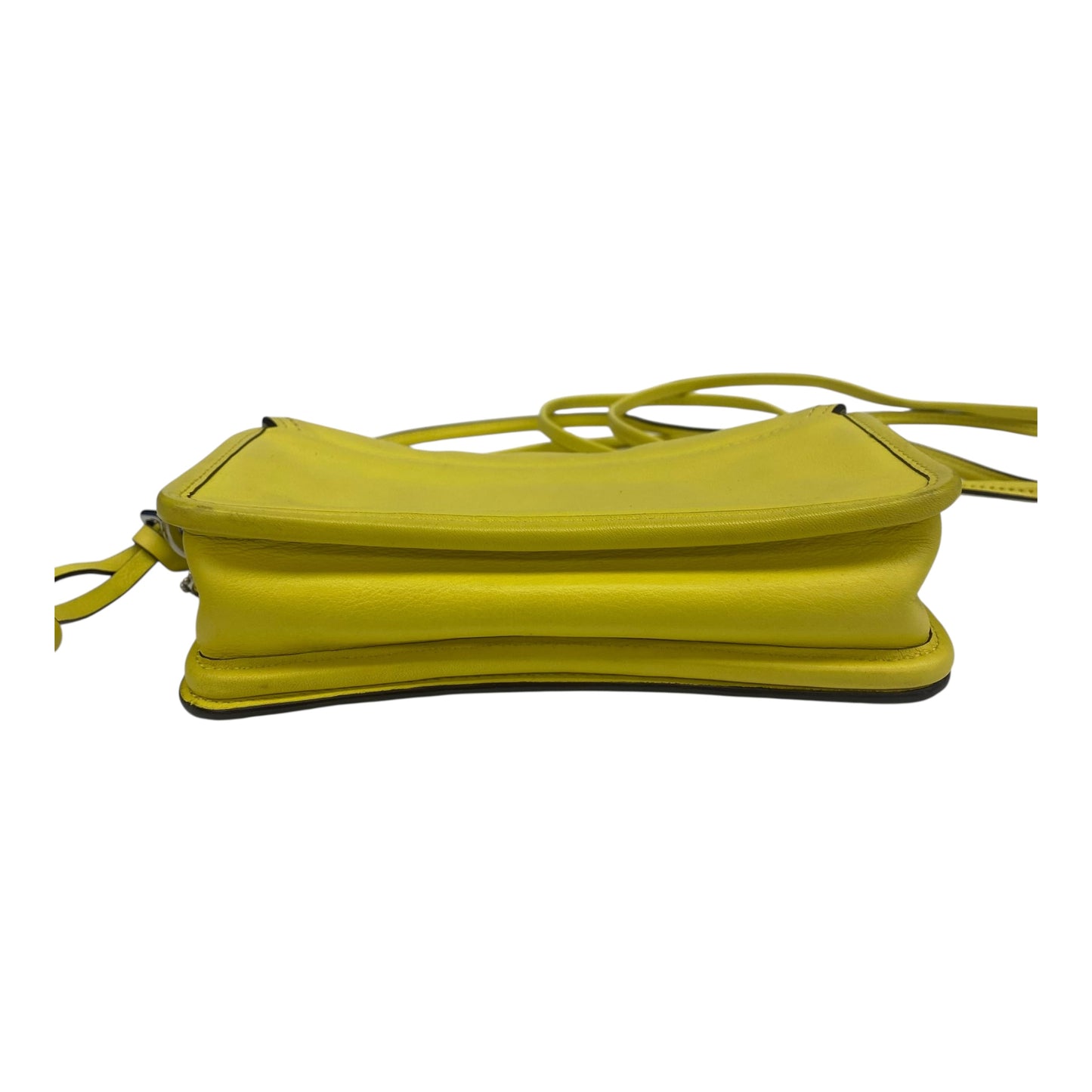 Crossbody Designer By Coach In Yellow, Size:Small