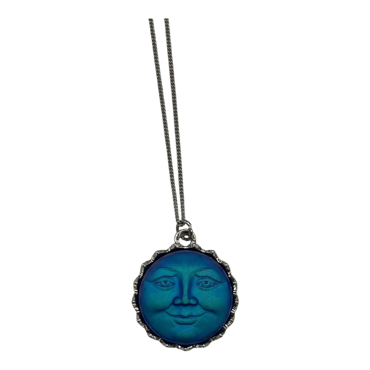 NECKLACE STATEMENT by CLOTHES MENTOR In BLUE & SILVER