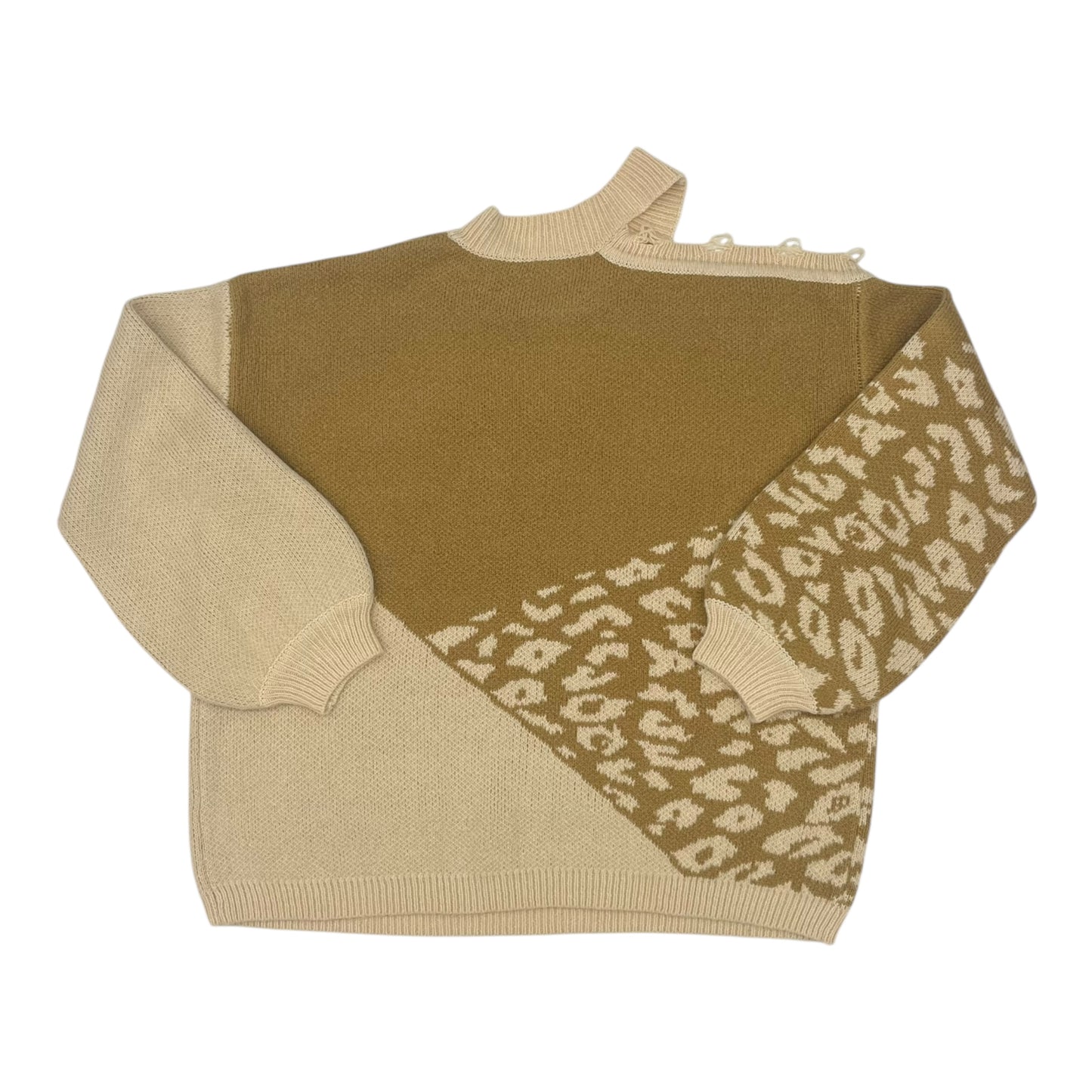 Sweater By Entro In Brown, Size:L