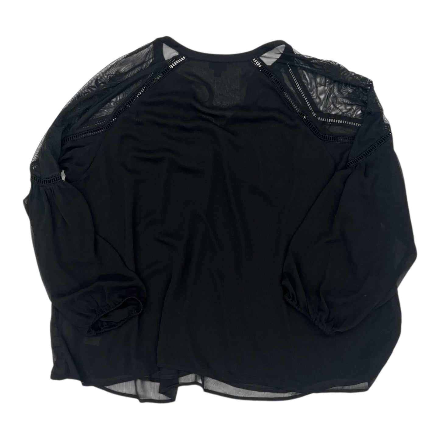 Blouse Ls By Torrid In Black, Size:4X