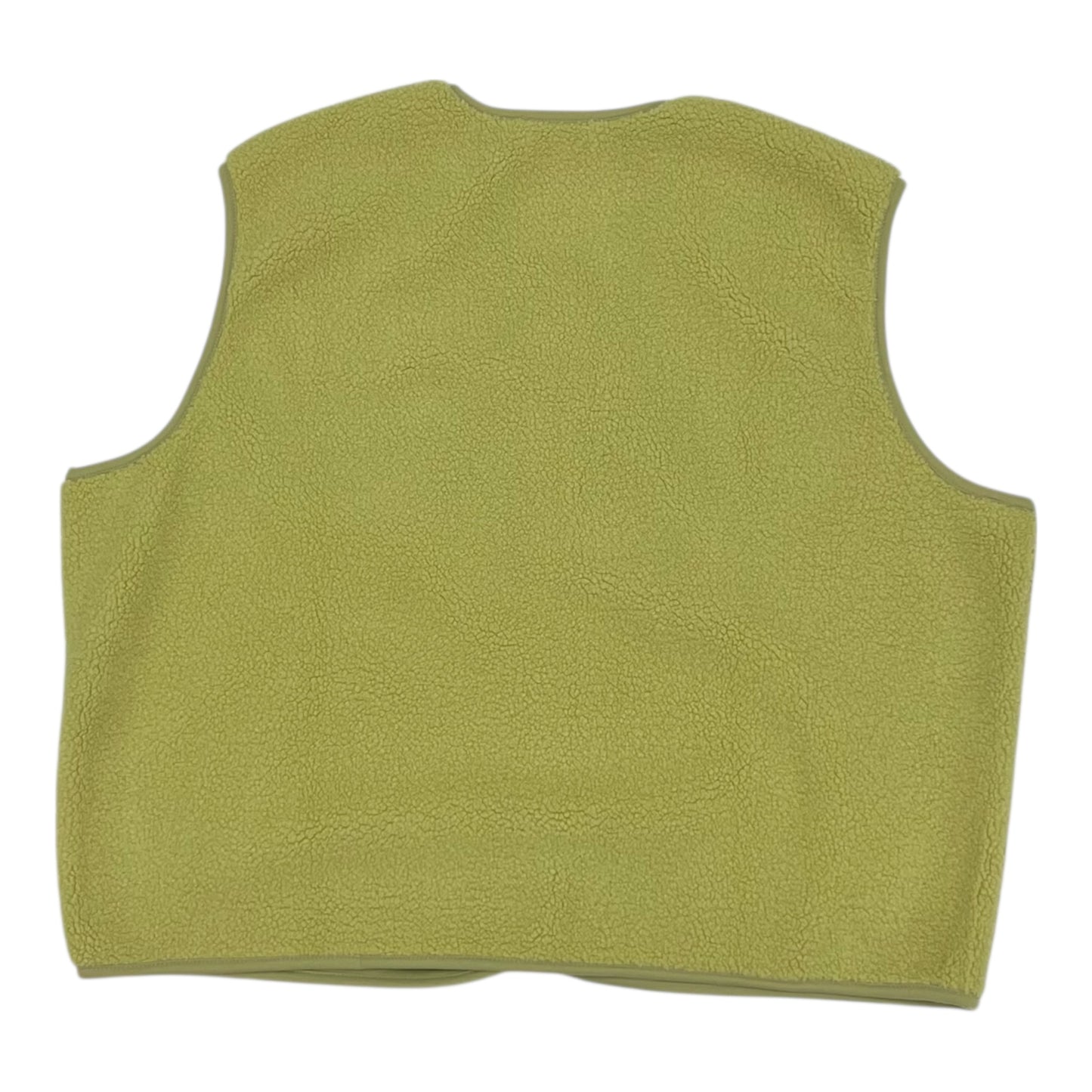 Vest Faux Fur & Sherpa By Wishlist In Green, Size:M