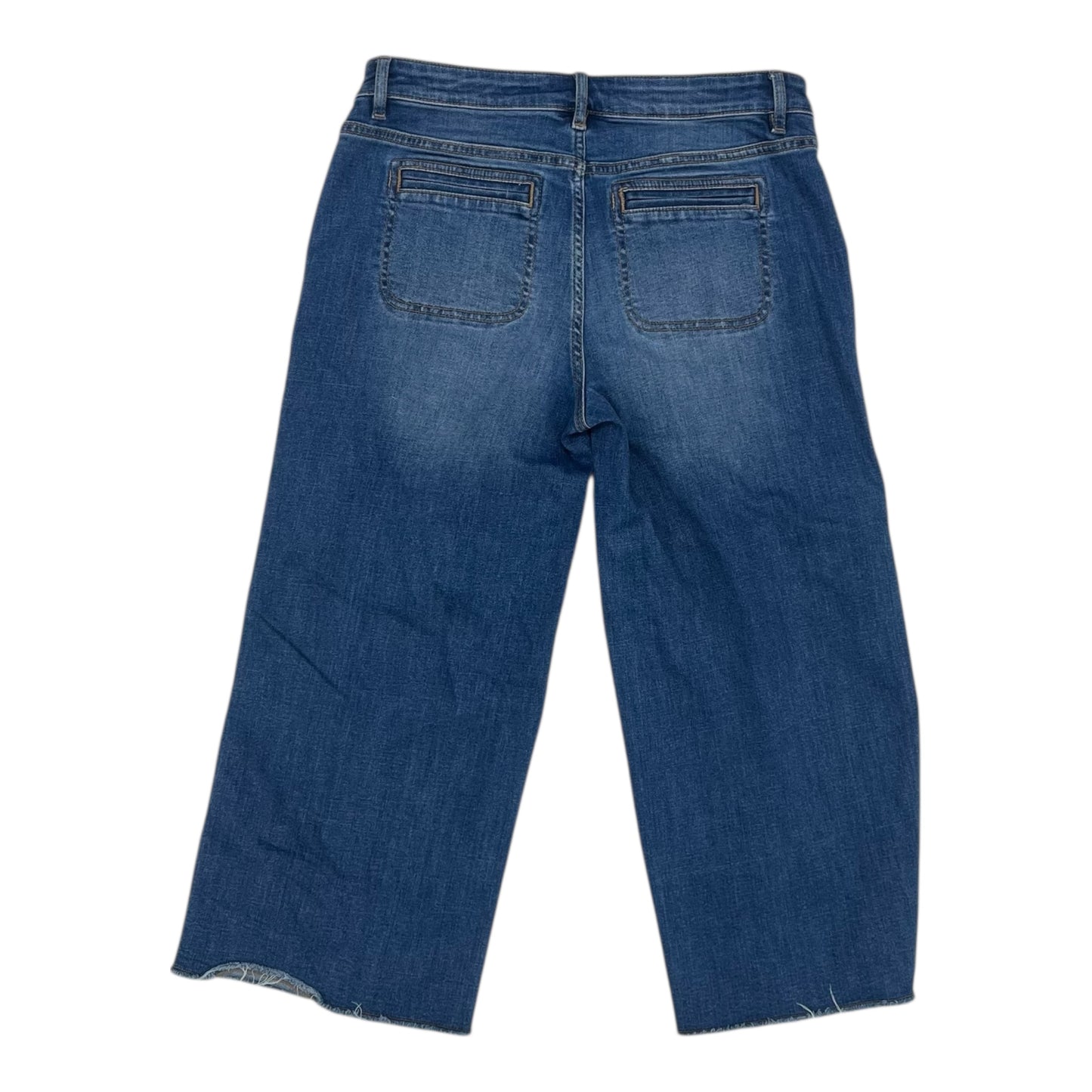 Jeans Cropped By J. Jill In Blue Denim, Size:6P