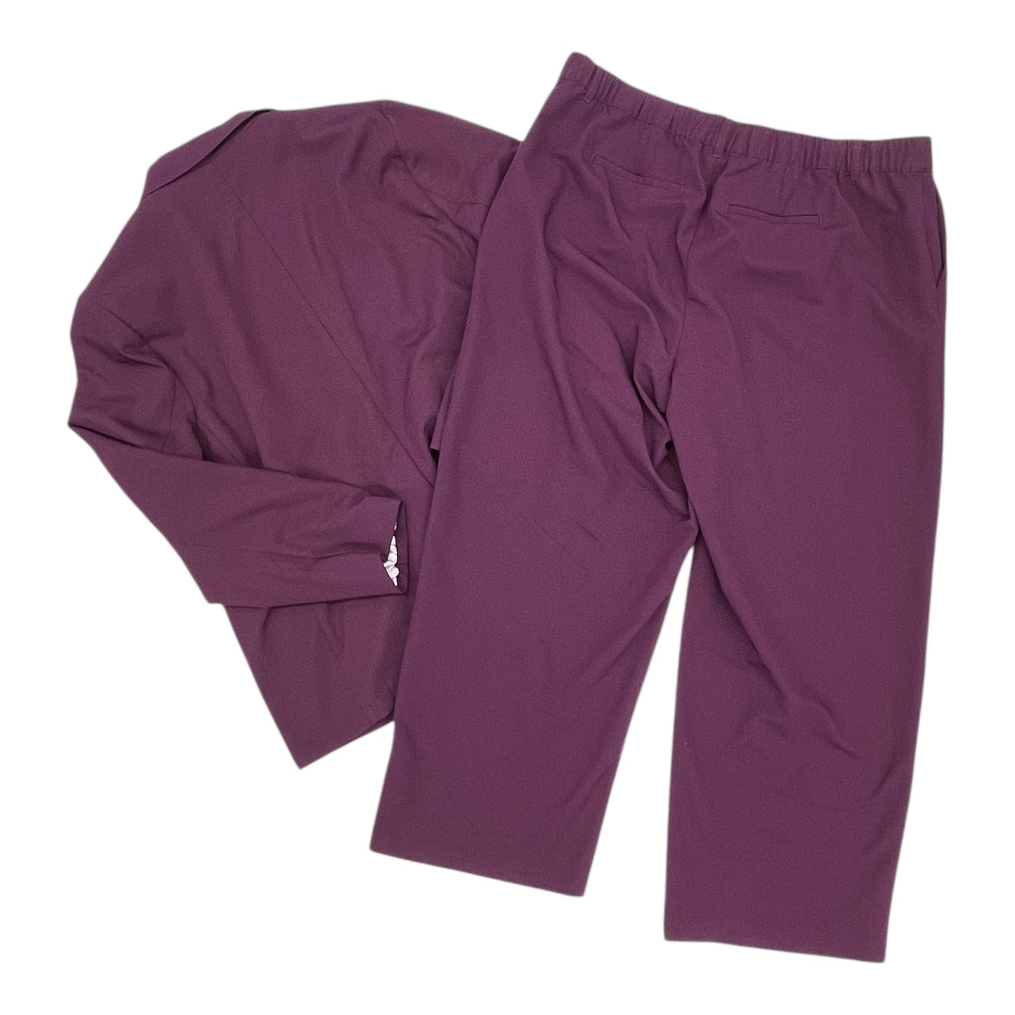 Pants Set 2Pc By Studio In Purple, Size:Xl