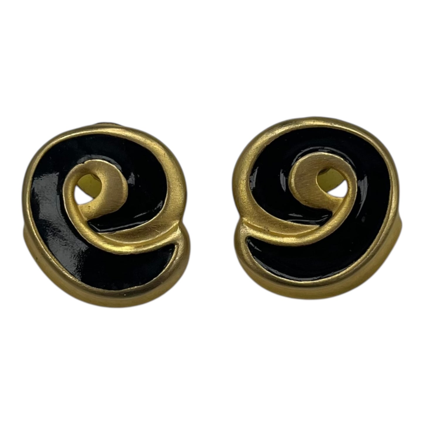 NECKLACE SET by CLOTHES MENTOR In BLACK & GOLD, Size: 02 PIECE SET