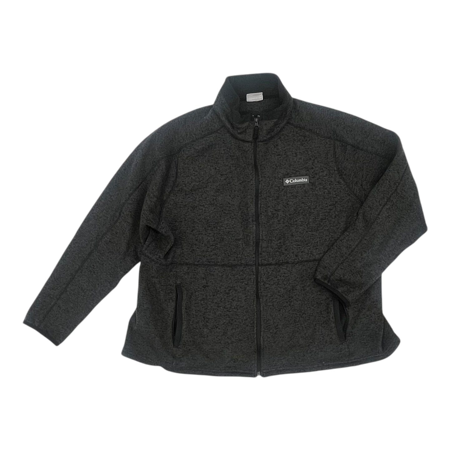 Jacket Fleece By Columbia In Grey, Size:2X