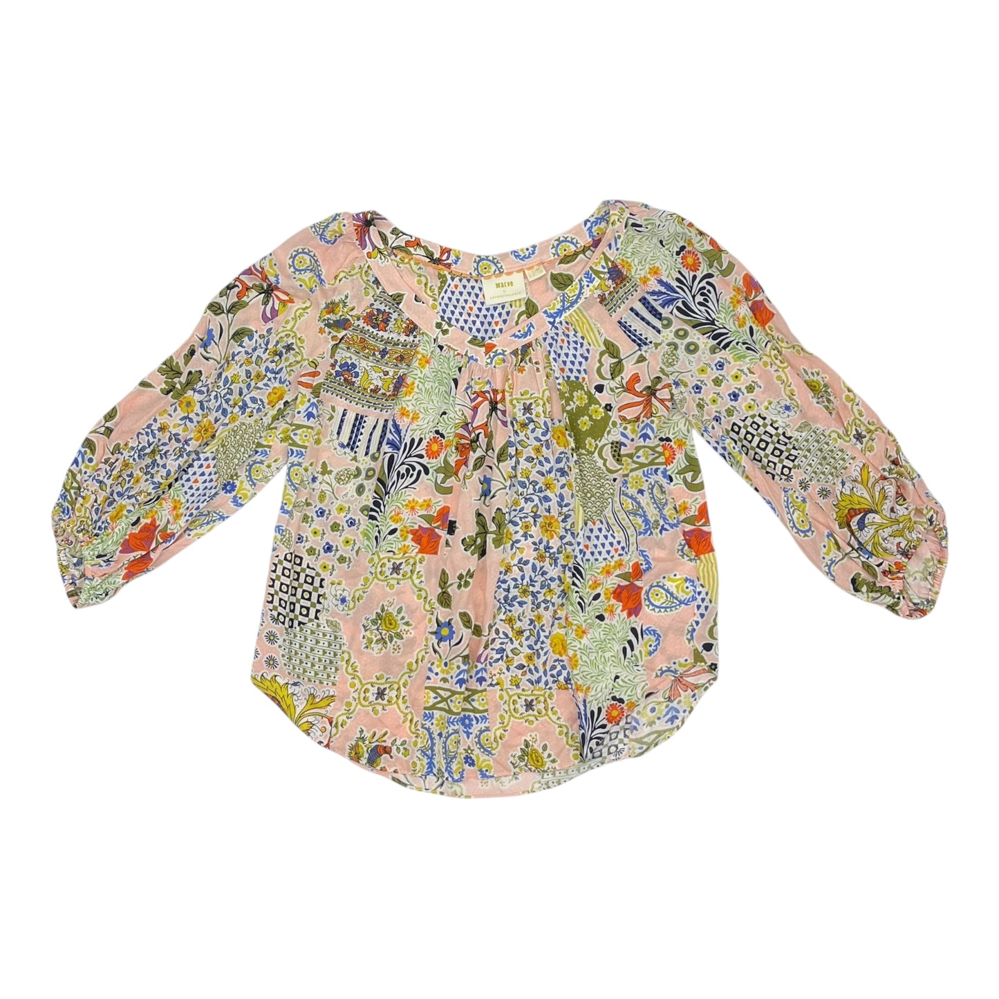 Top Ls By Maeve In Floral Print, Size:S