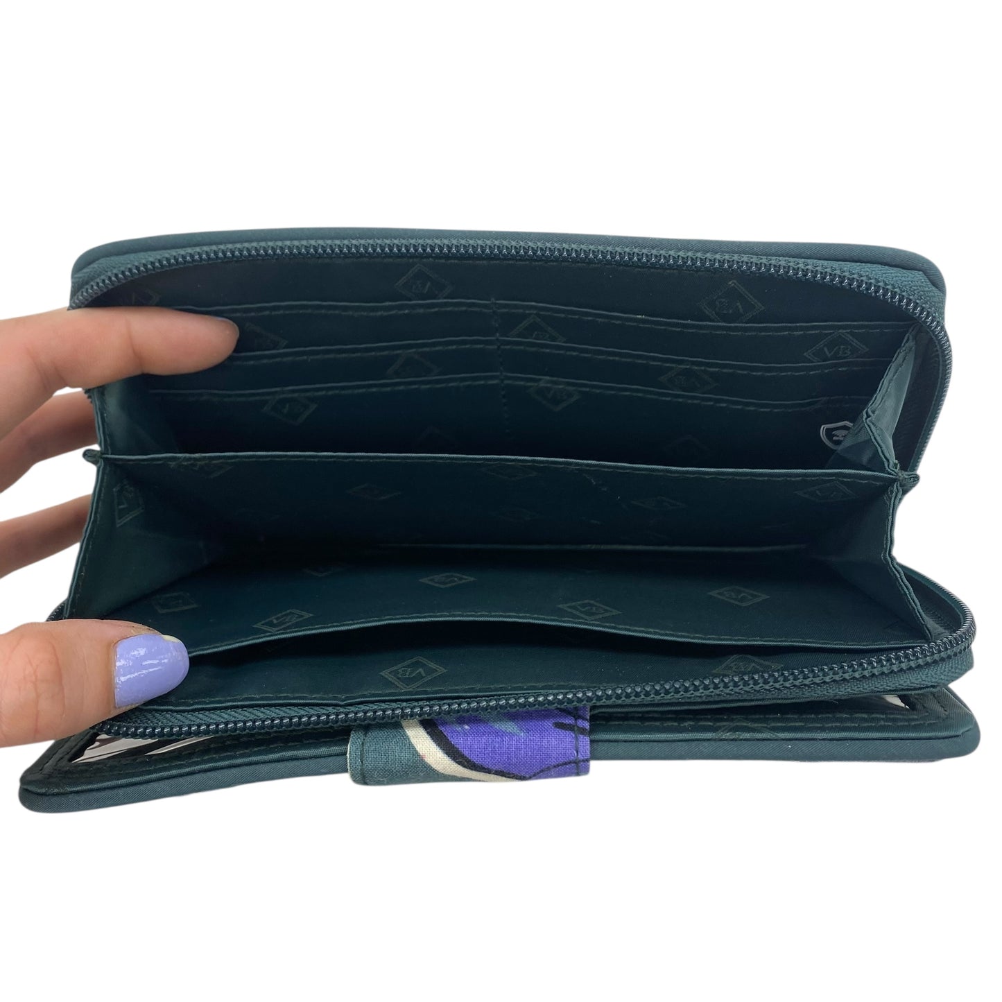 Wallet By Vera Bradley In Green, Size:Large