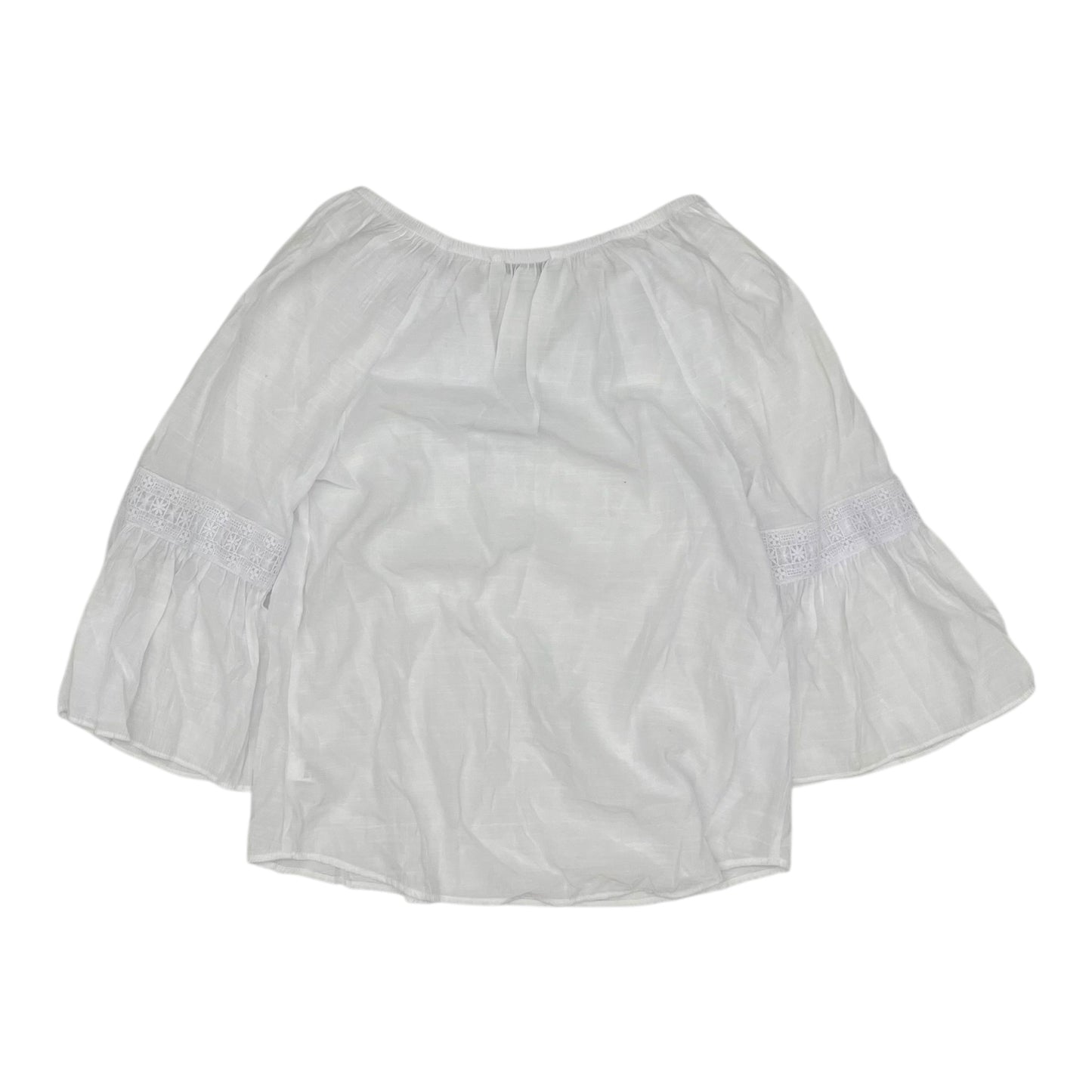 Top Ls By Counterparts In White, Size:S