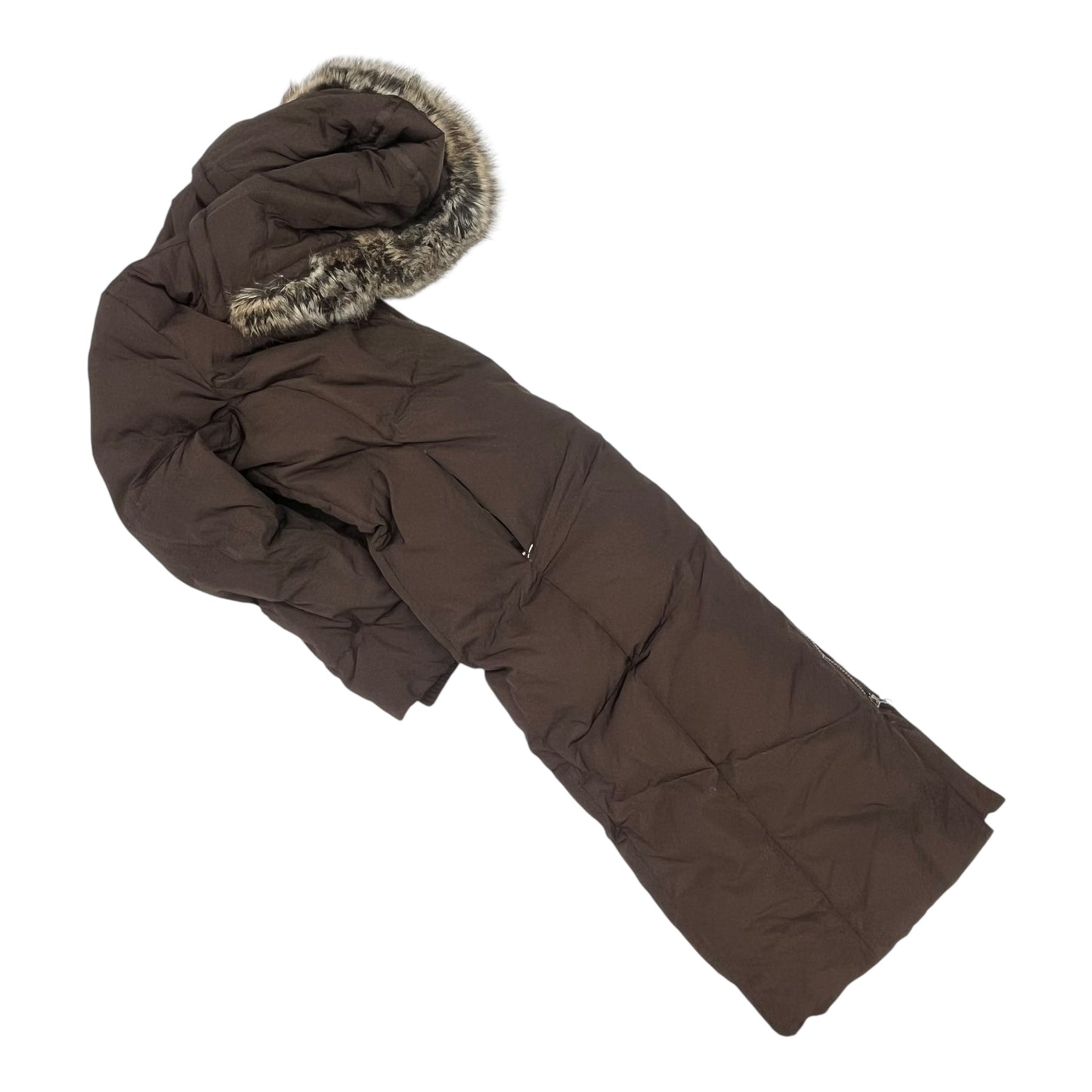 Coat Parka By Lands End In Brown, Size:Xl