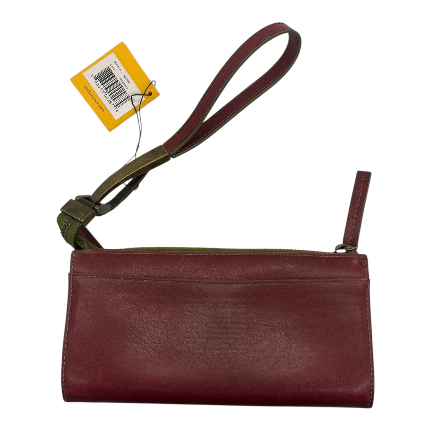 Wristlet By Matt And Nat In Green & Red, Size:Medium