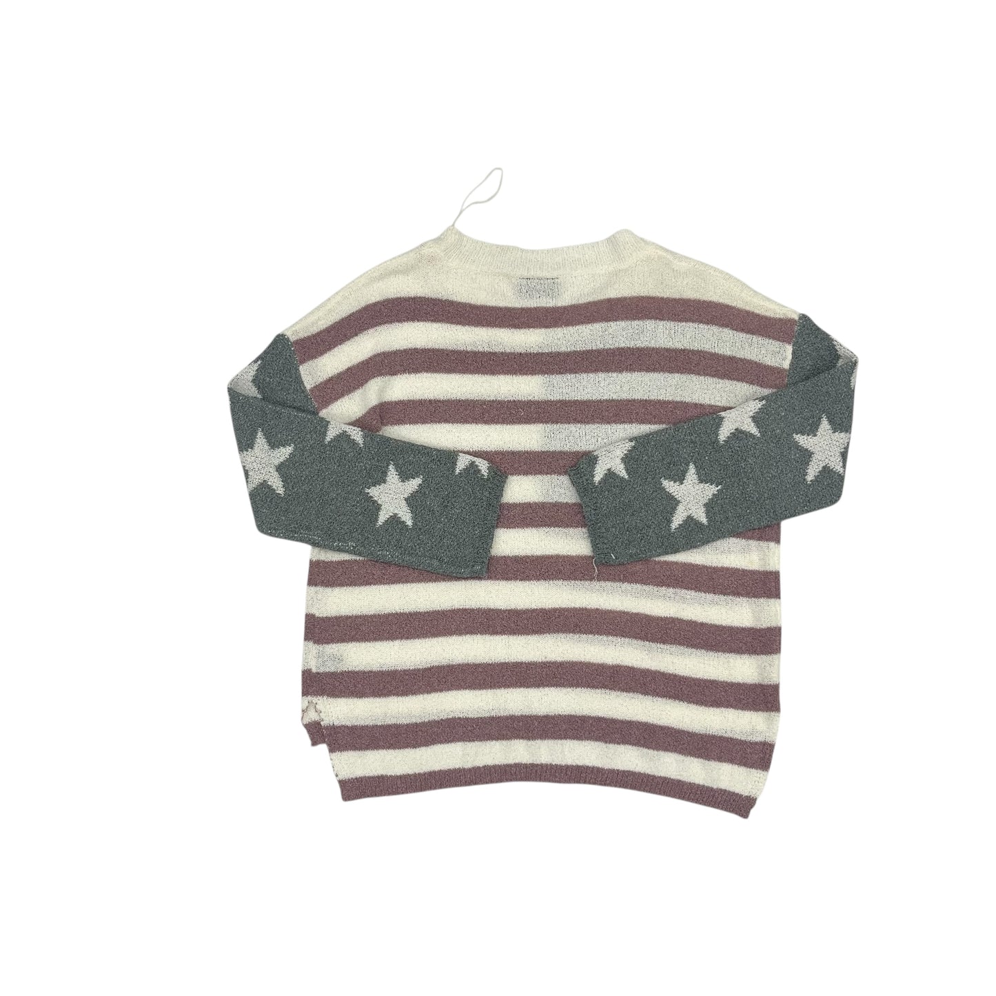 Sweater By Vici In Blue & Red & White, Size:S