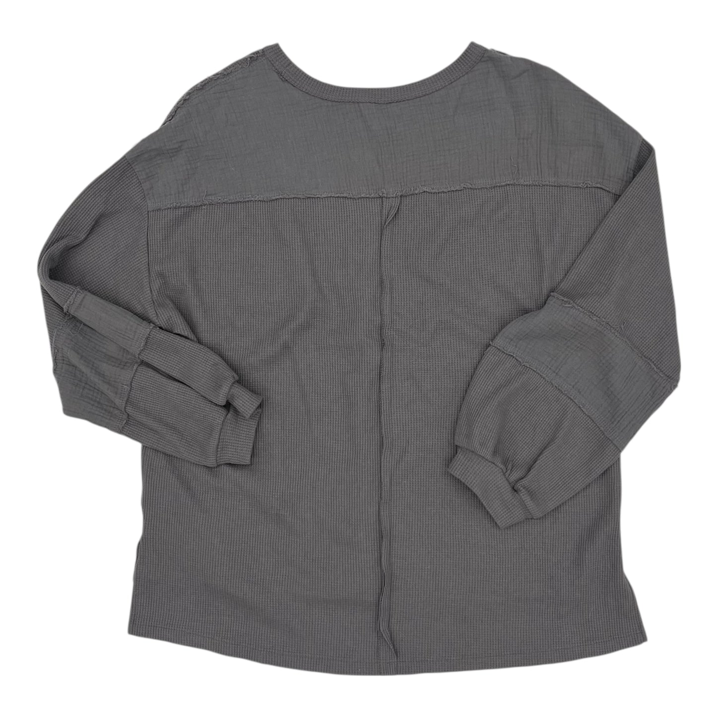 Top Ls By Clothes Mentor In Grey, Size:Xl
