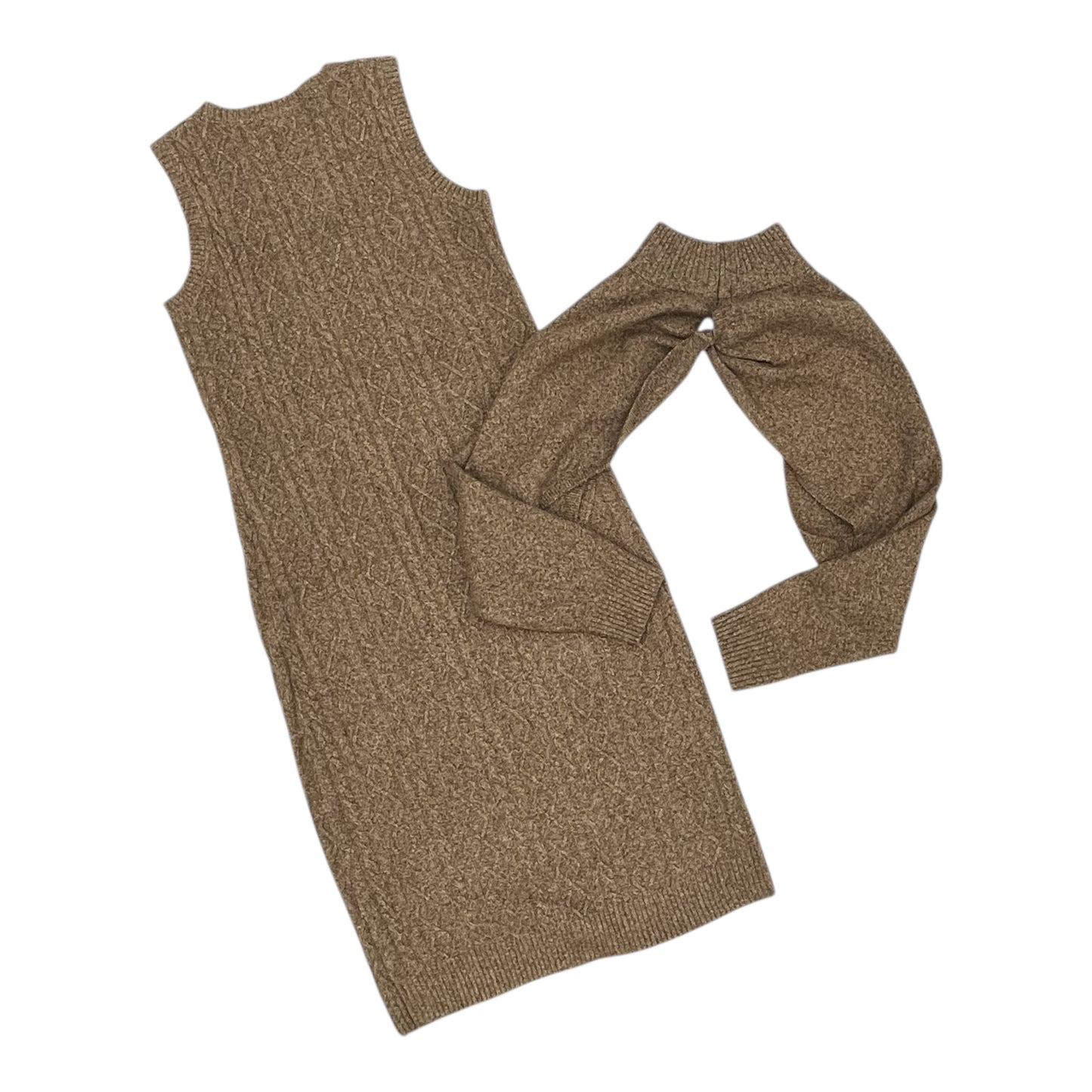 Dress Set 2Pc By Current Air In Brown, Size:L